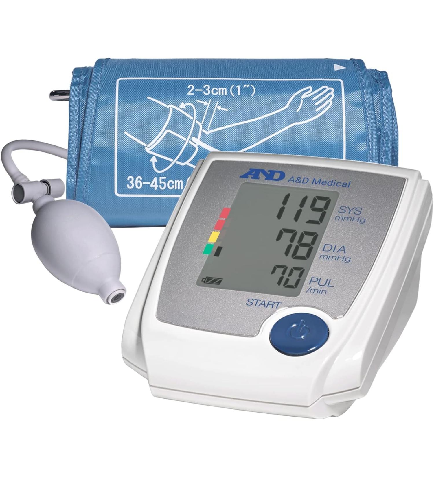 LifeSource UA-705VL Manual Inflation Upper Arm Blood Pressure Monitor with Large Cuff - Buy Online on GoSupps.com