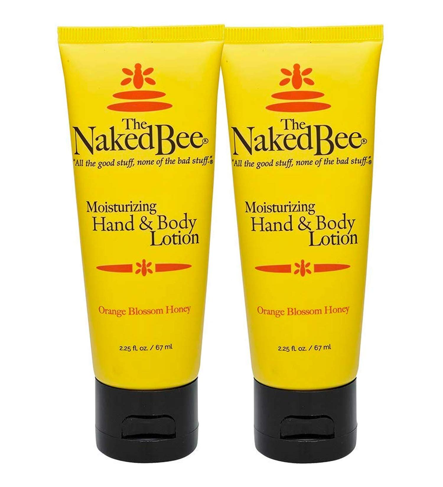 The Naked Bee Orange Blossom Honey Hand and Body Lotion 2.25 Oz - 2 Pack - Buy Online on GoSupps.com