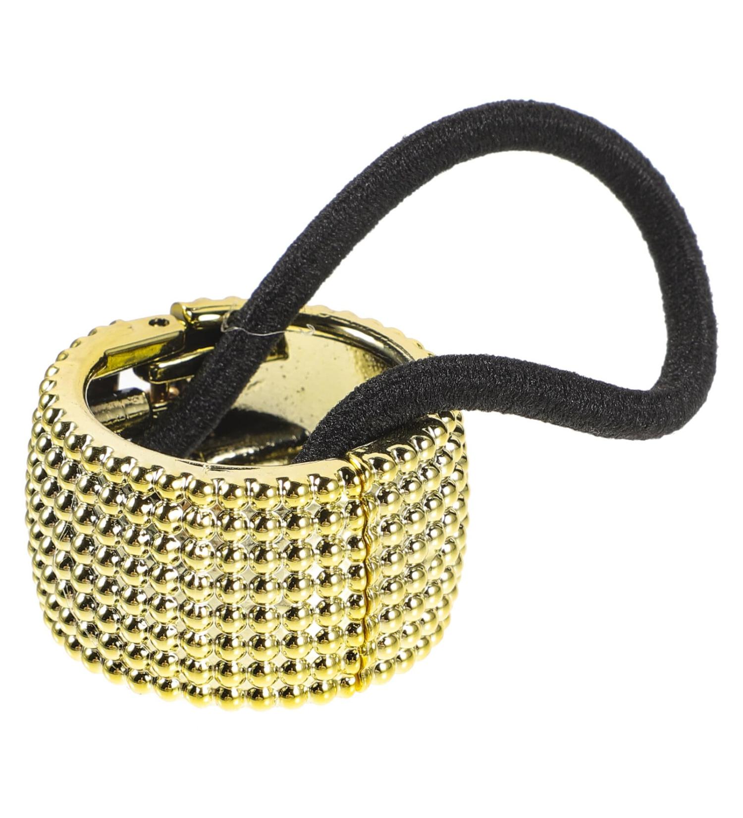 FOMIYES Crystal Hair Ties Circle Cuff Elastic Hair Ties Sparkle Rhinestone Ponytail Holder Ponytail Cuff Goody Hair Ties Large Ponytail Holders Hair Bands Ponytail Button Fashion