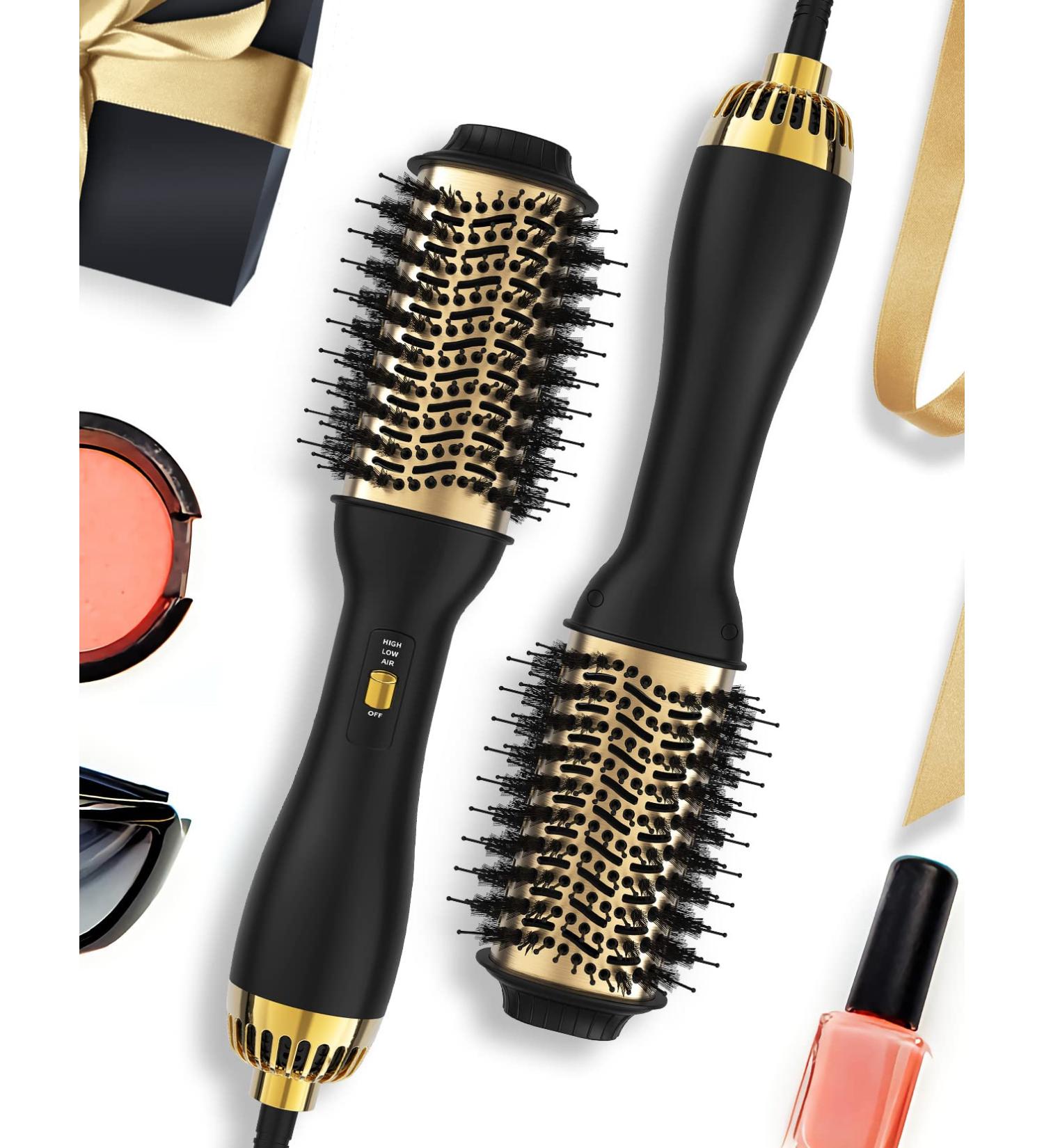 LANDOT Hair Blow Dryer Brush and Volumizer - Hot Air Brush for Drying, Straightening, and Volumizing - Buy Online on GoSupps.com