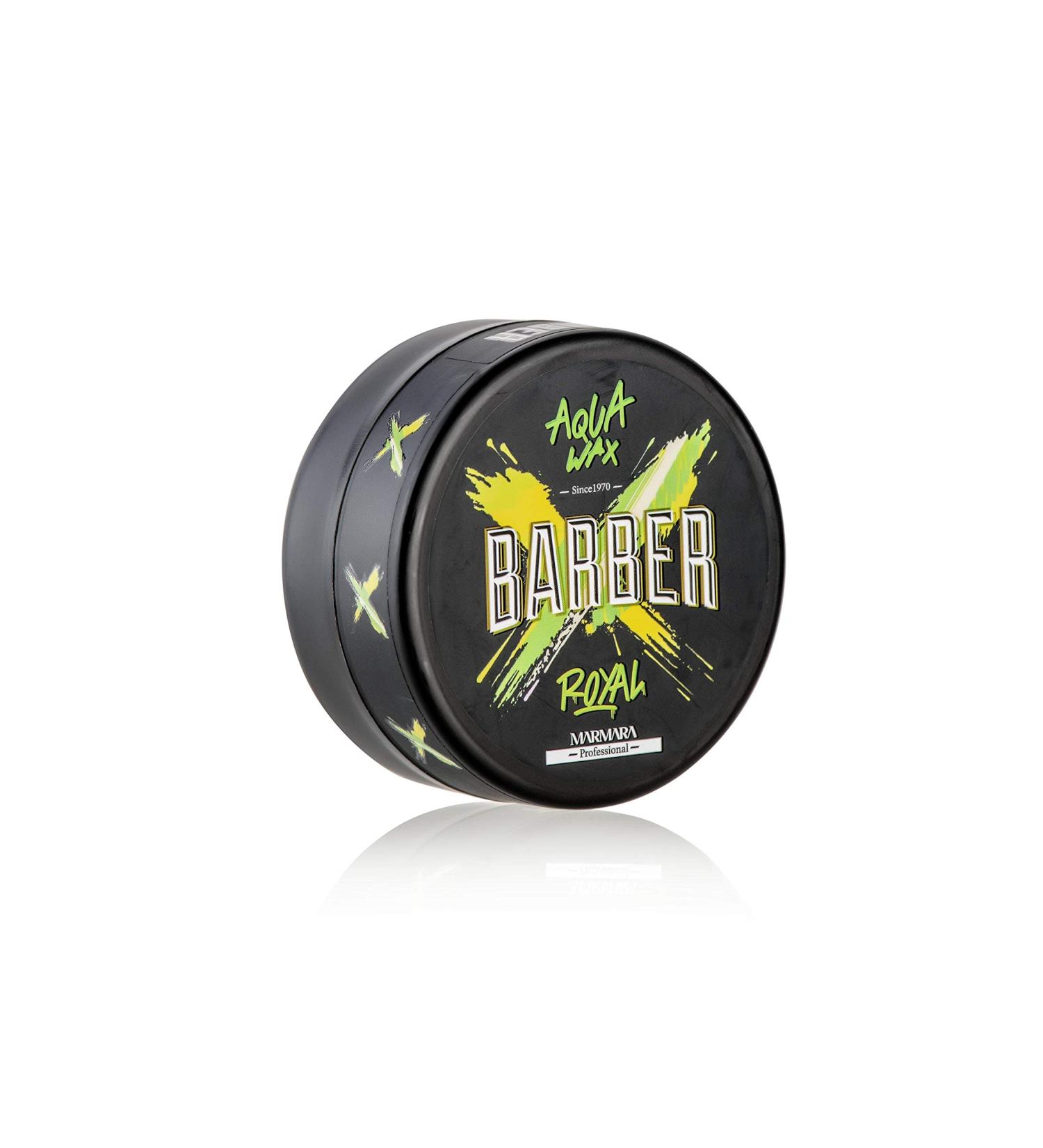 Buy BARBER MARMARA ROYAL Aqua Hair Wax 150ml - Gel-Wax with Wet Effect & Shine for Perfect Hair Styling | International Shipping Available - Buy Online on GoSupps.com