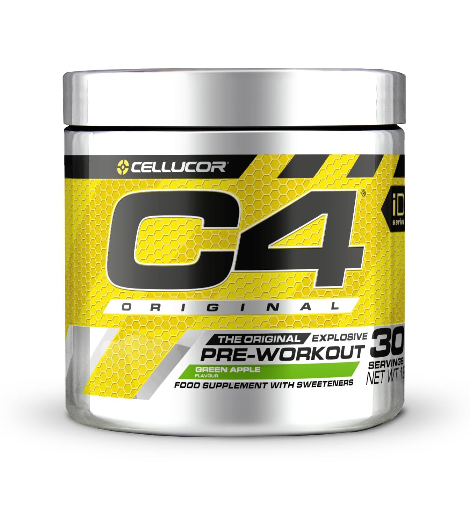 C4 Original Beta Alanine Pre-Workout Powder | Green Apple | 30 Servings | Energize Your Workout with Creatine Monohydrate and Beta Alanine Formula - Buy Online on GoSupps.com