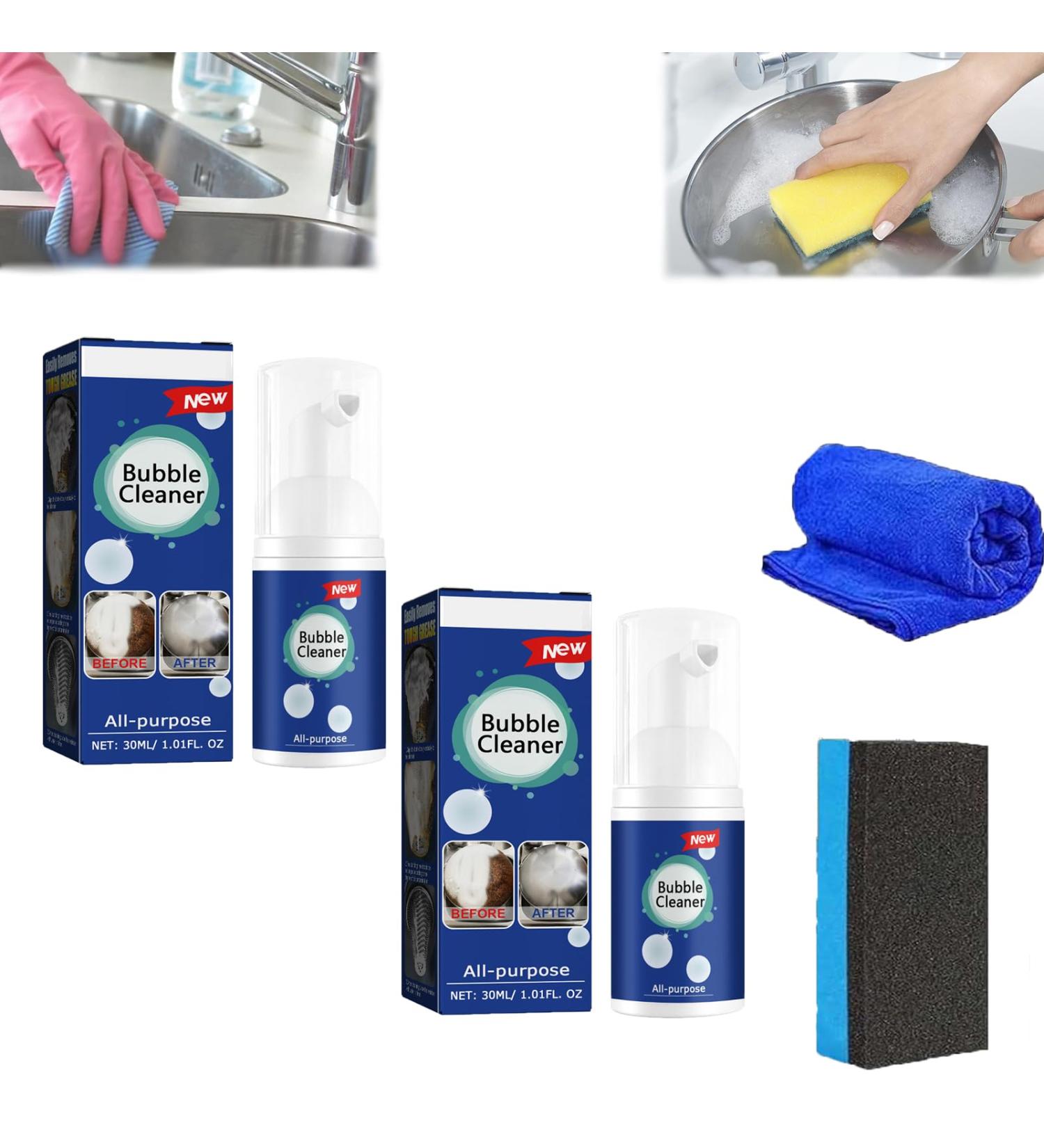 Acssart Foam Cleaner Acssart Cleaner acssart foam cleaner bathroom Kitchen Heavy Oil Stain Foaming Cleaner Bubble Cleaner Foam Spray Bathroom All Purpose Rinse Free Cleaner Spray (2 30ML) 2 0.06 ml (Pack of 500) - Buy Online on GoSupps.com