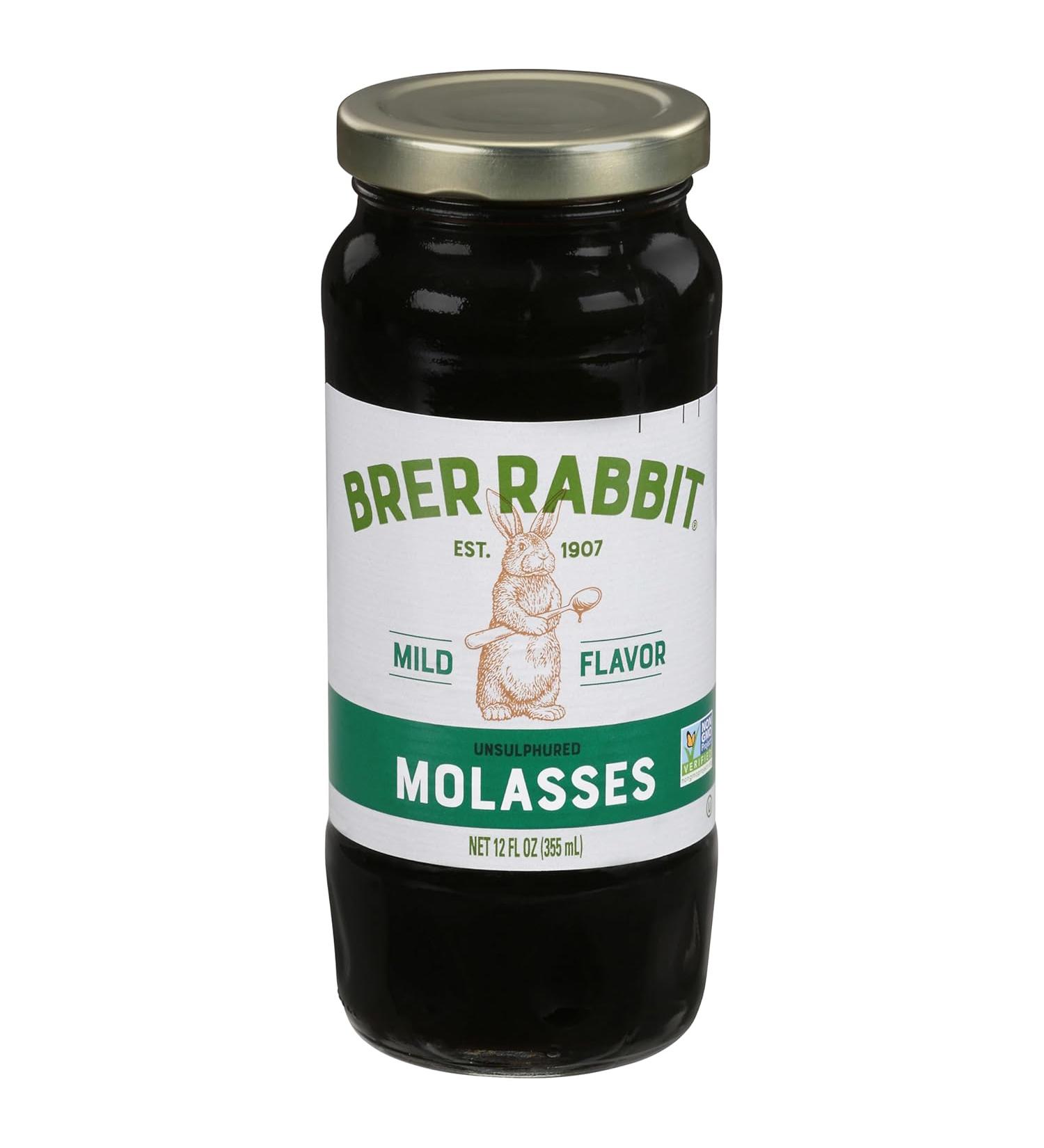 Brer Rabbit Unsulphured Molasses - Mild Flavor - 12 Ounce - Buy Online on GoSupps.com