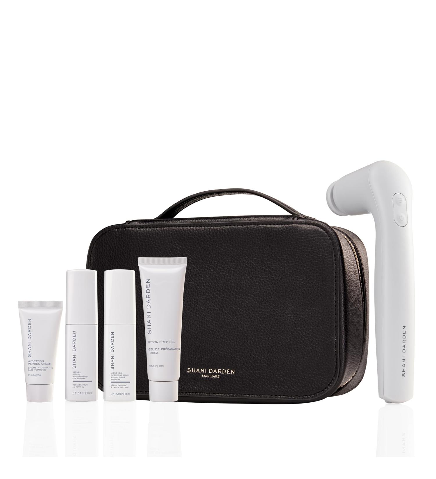 SHANI DARDEN SKINCARE Sculpt & Firm Travel Kit - Facial Sculpting Wand Retinol Reform Lactic Serums & Peptide Cream - 7 Essential Items for Radiant Skin - Buy Online on GoSupps.com