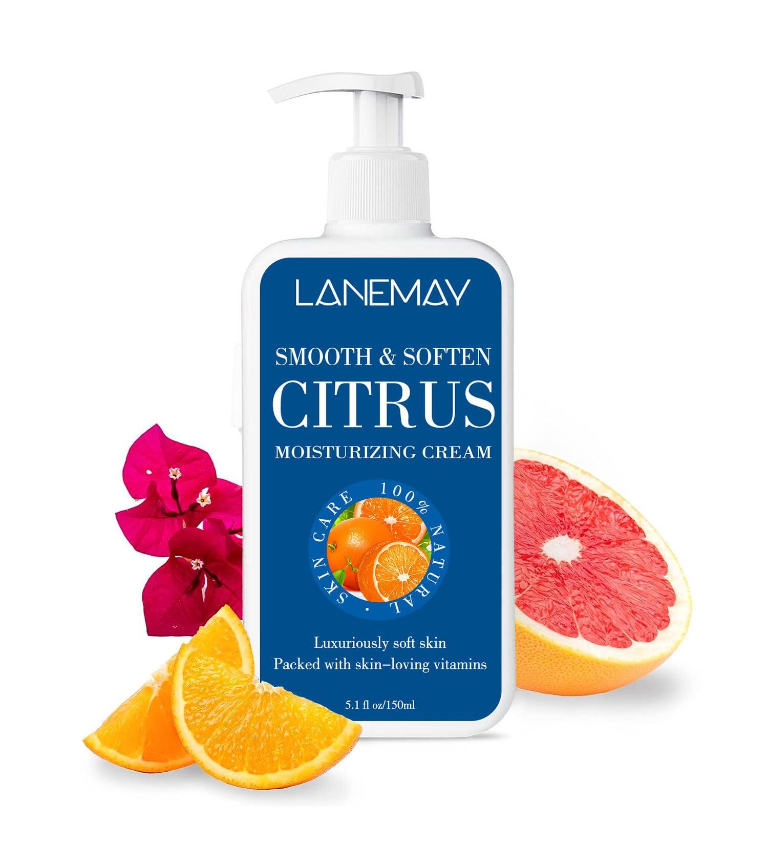 Vitamin C & Citrus Cream Face & Body Lotion Firming & Moisturizing Cream 24 Hours For Dry Skin For Fast Absorption In Very Dry Skin Formula To - Buy Online on GoSupps.com