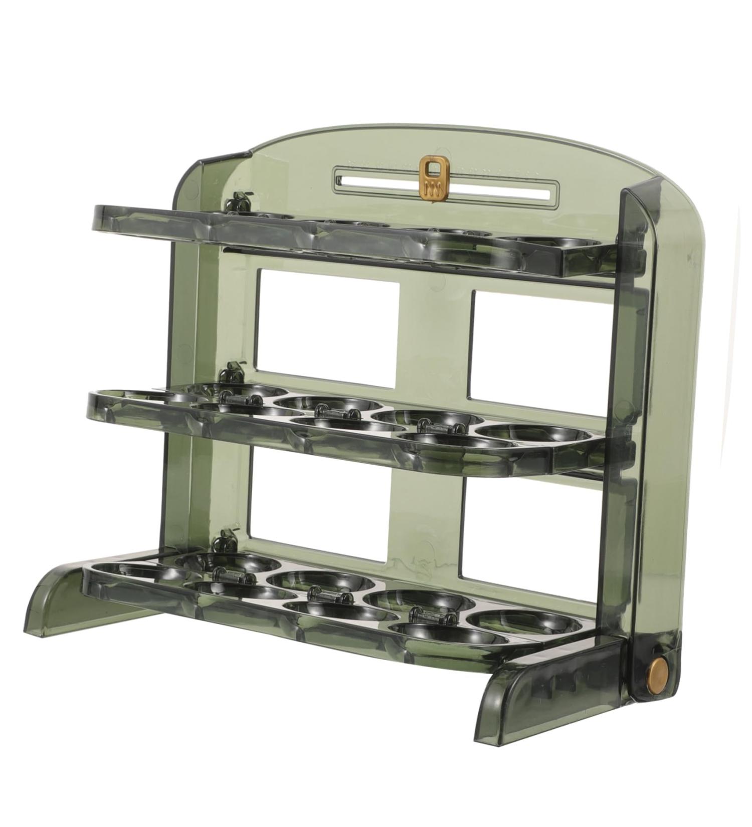 OSALADI Egg Carton Plastic Trays Dispenser Refrigerators Fridge Plastic Eggs Egg Tray Multifunction Roller As Shown2 25X20CM - Buy Online on GoSupps.com