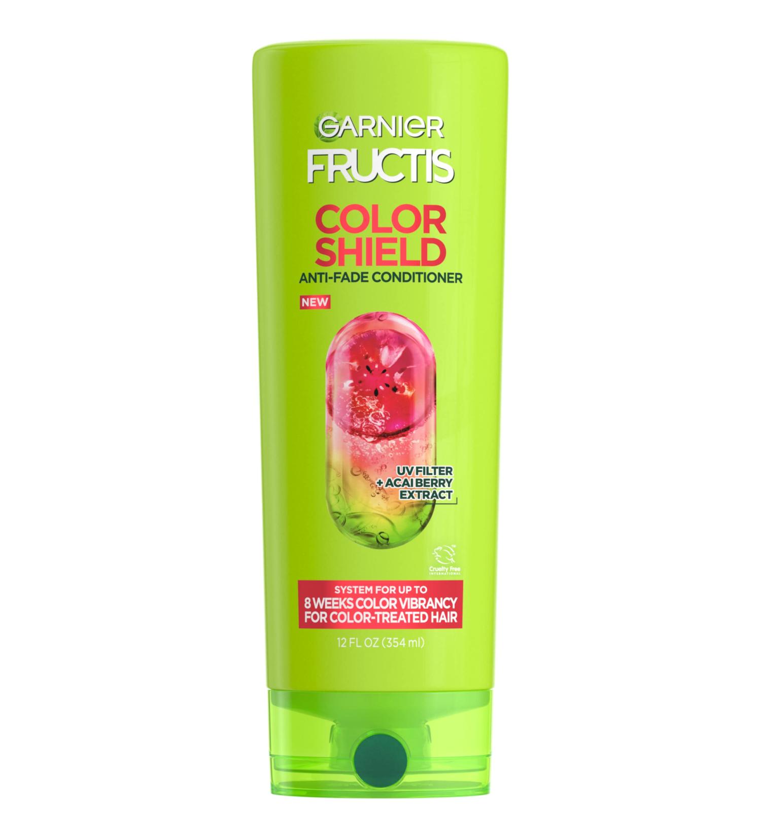 Garnier Fructis Color Shield Anti-Fade Conditioner - 12 Fl Oz - Lemon Infused - for Color Treated Hair - Pack of 1 - Buy Online on GoSupps.com