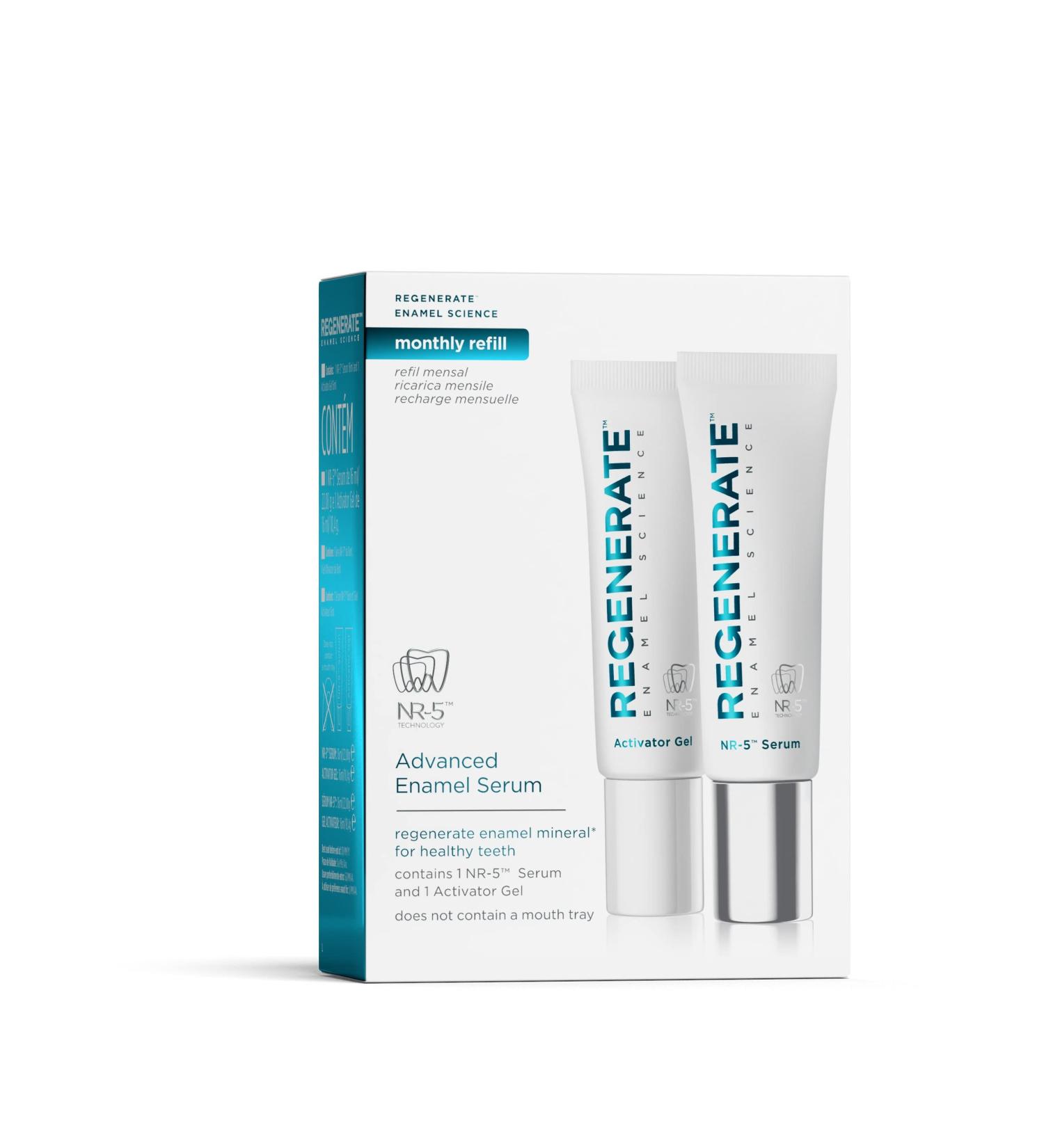 Regenerates Tooth Enamel Serum Monthly Refill | 2x 16 ml | Strong Healthy Teeth Remineralization - Buy Online on GoSupps.com
