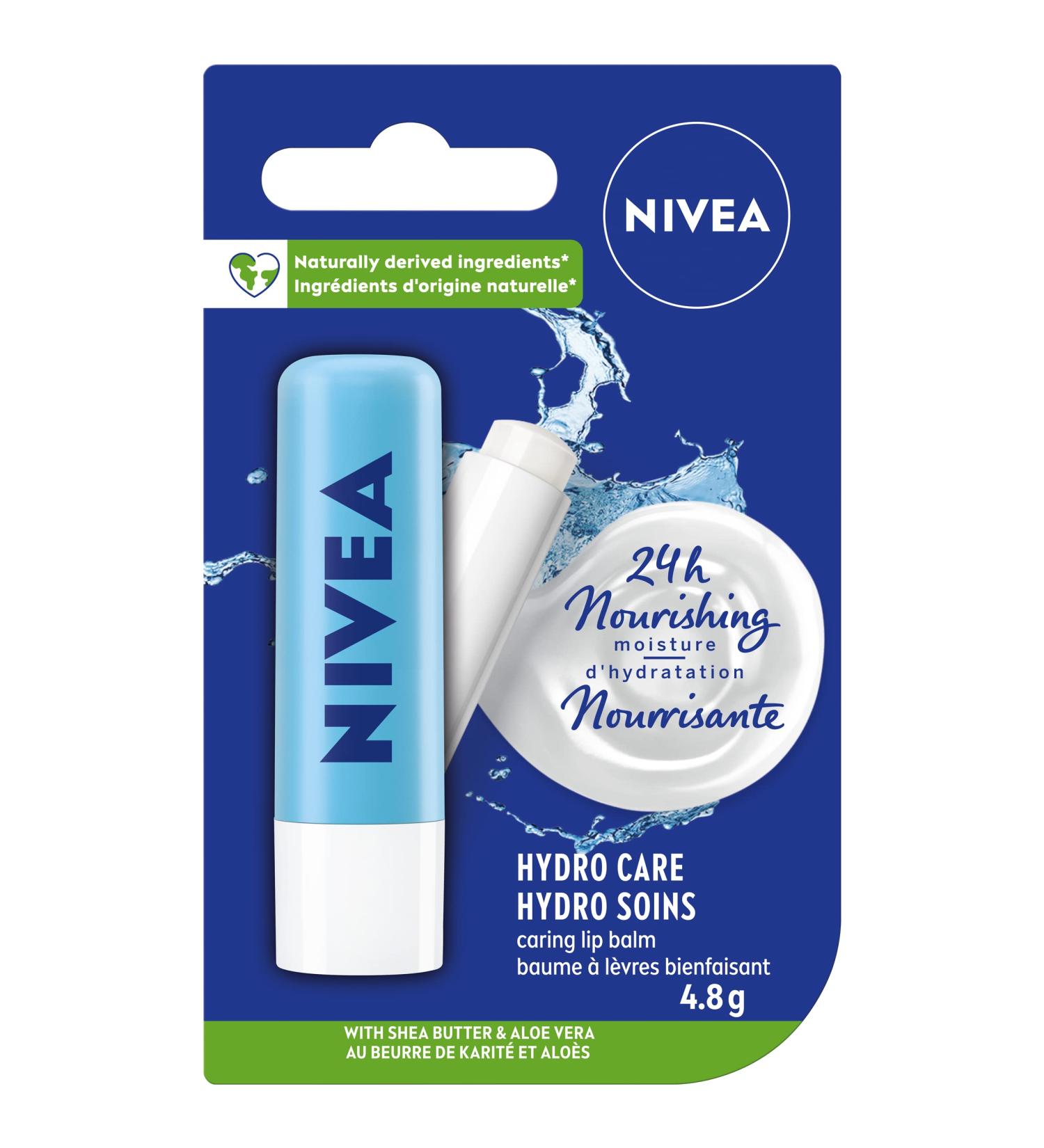 Buy NIVEA Lip Hydro Care - Pack of 2 | Moisturizing Lip Balm for All Skin Types | International Shipping Available - Buy Online on GoSupps.com