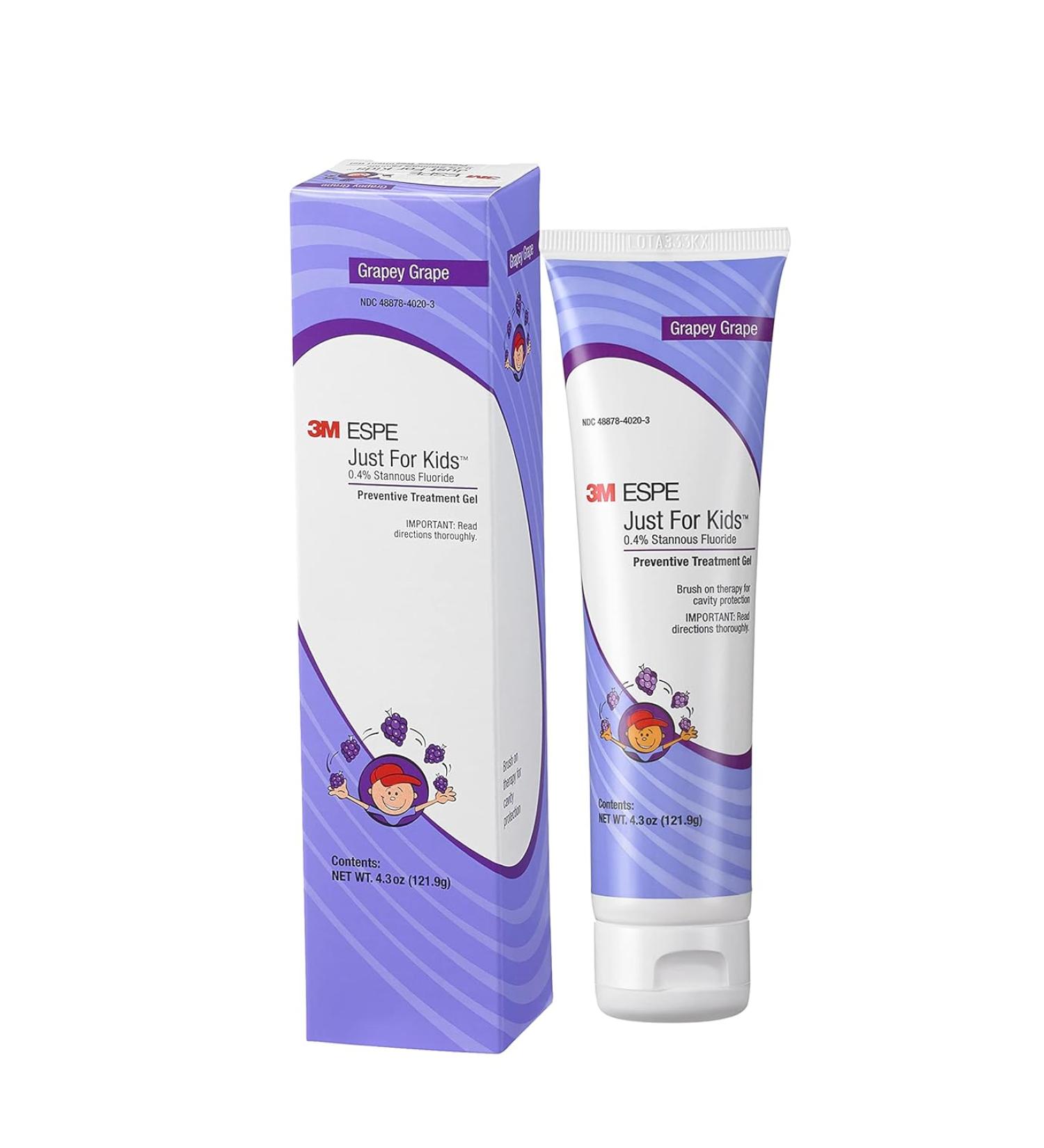 3M Just For Kids Stannous Fluoride Brush On Gel 4.3 oz - Extra Cavity Protection - Buy Online on GoSupps.com