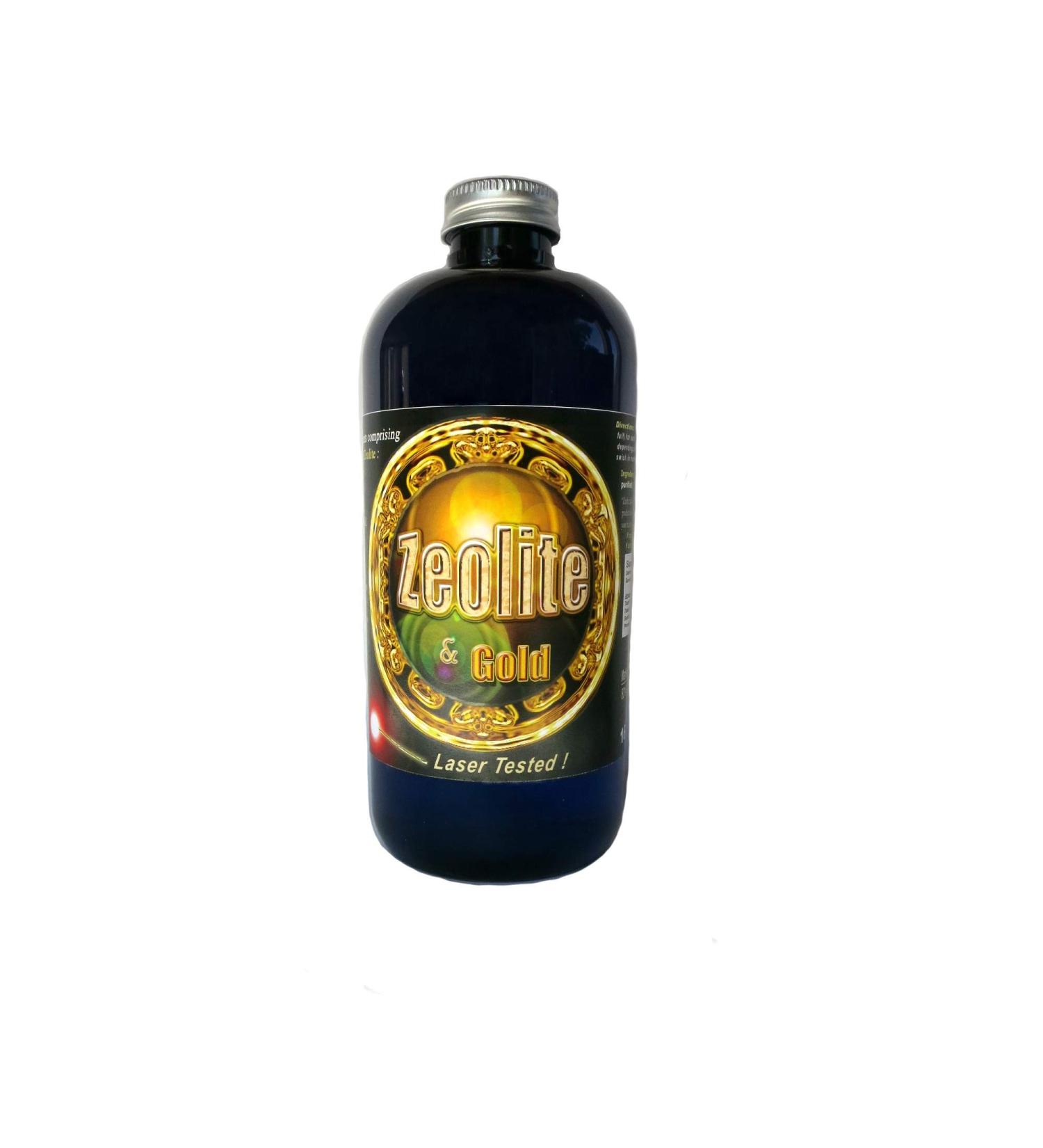 Liquid Zeolite by Silver MTN Minerals Medical Purity Most Bioavailable Colloidally Suspended with Gold Nano Particles. 16 oz 200 ppm