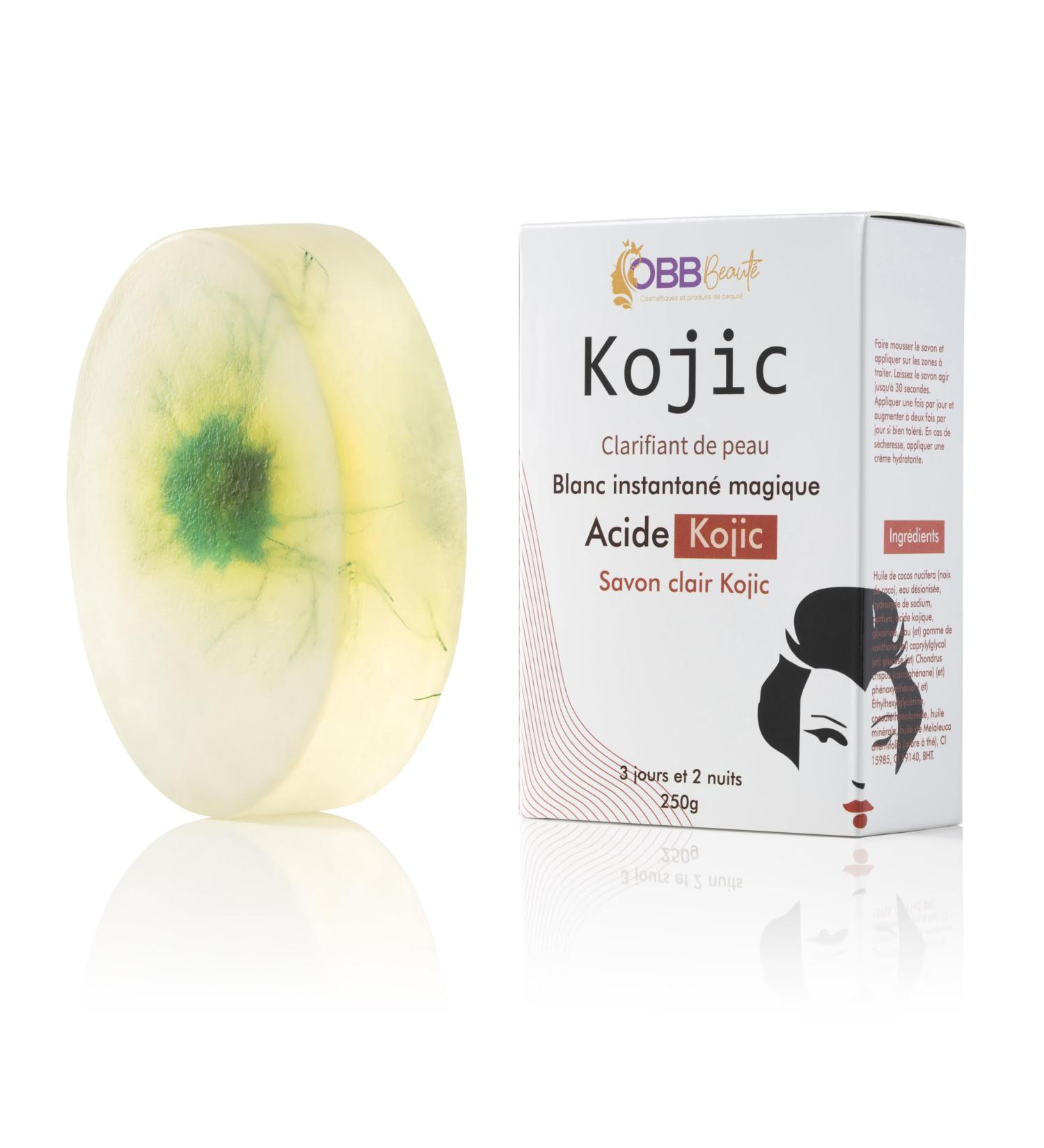  OBBBeaut OBB Beaut Lightening Kojic Soap 250 g Clarifying with Kojic Acid Unified Complexion & Instant Radiance - Buy Online on GoSupps.com