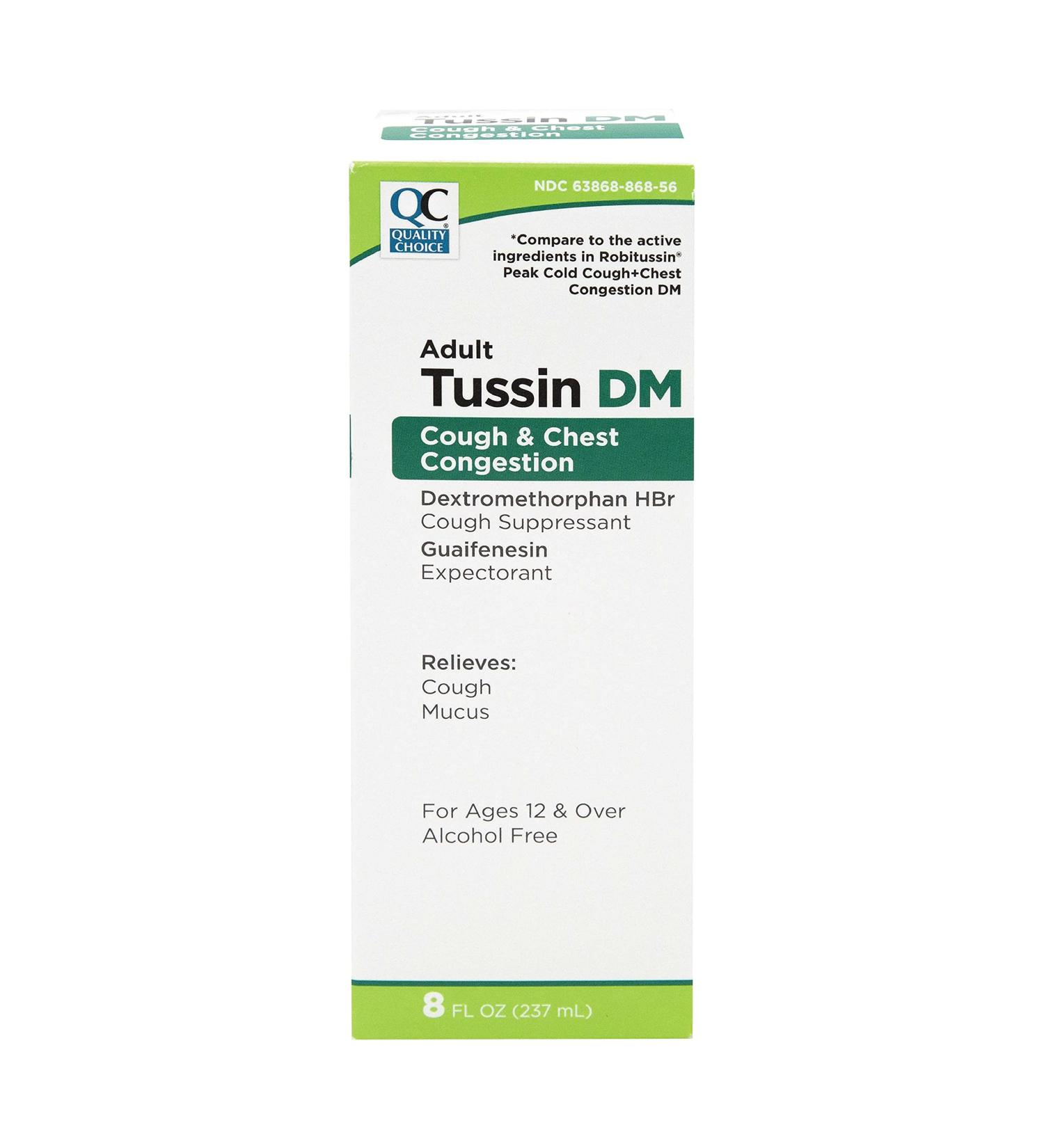 Buy Quality Choice Tussin DM 8 fl oz Liquid - Fast Shipping Worldwide | Best Cough Suppressant - Buy Online on GoSupps.com