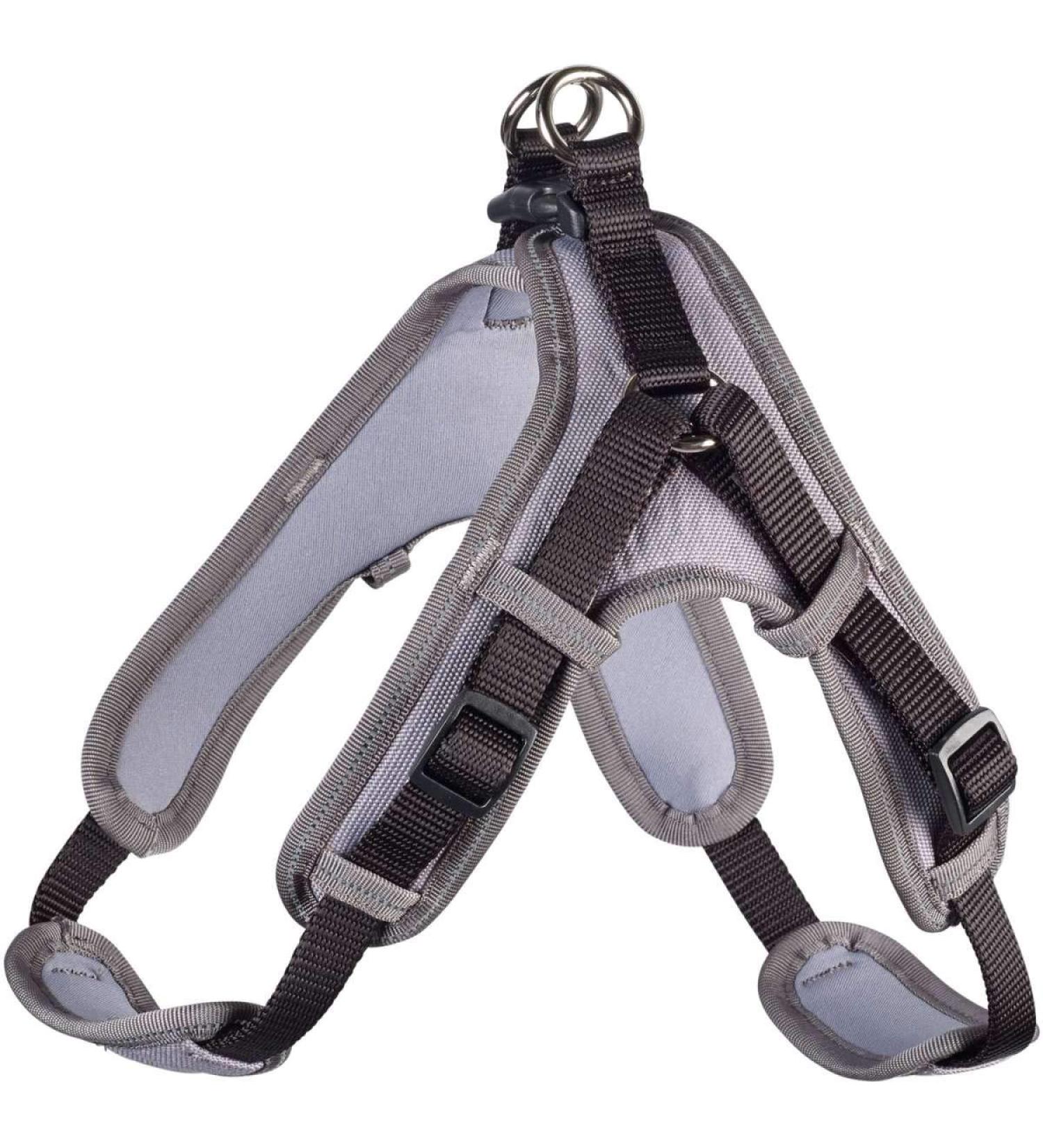 HUNTER harness Neoprene Vario Quick 45 - 55 cm black/grey black/grey nylon neoprene reflective 45 - 55 cm