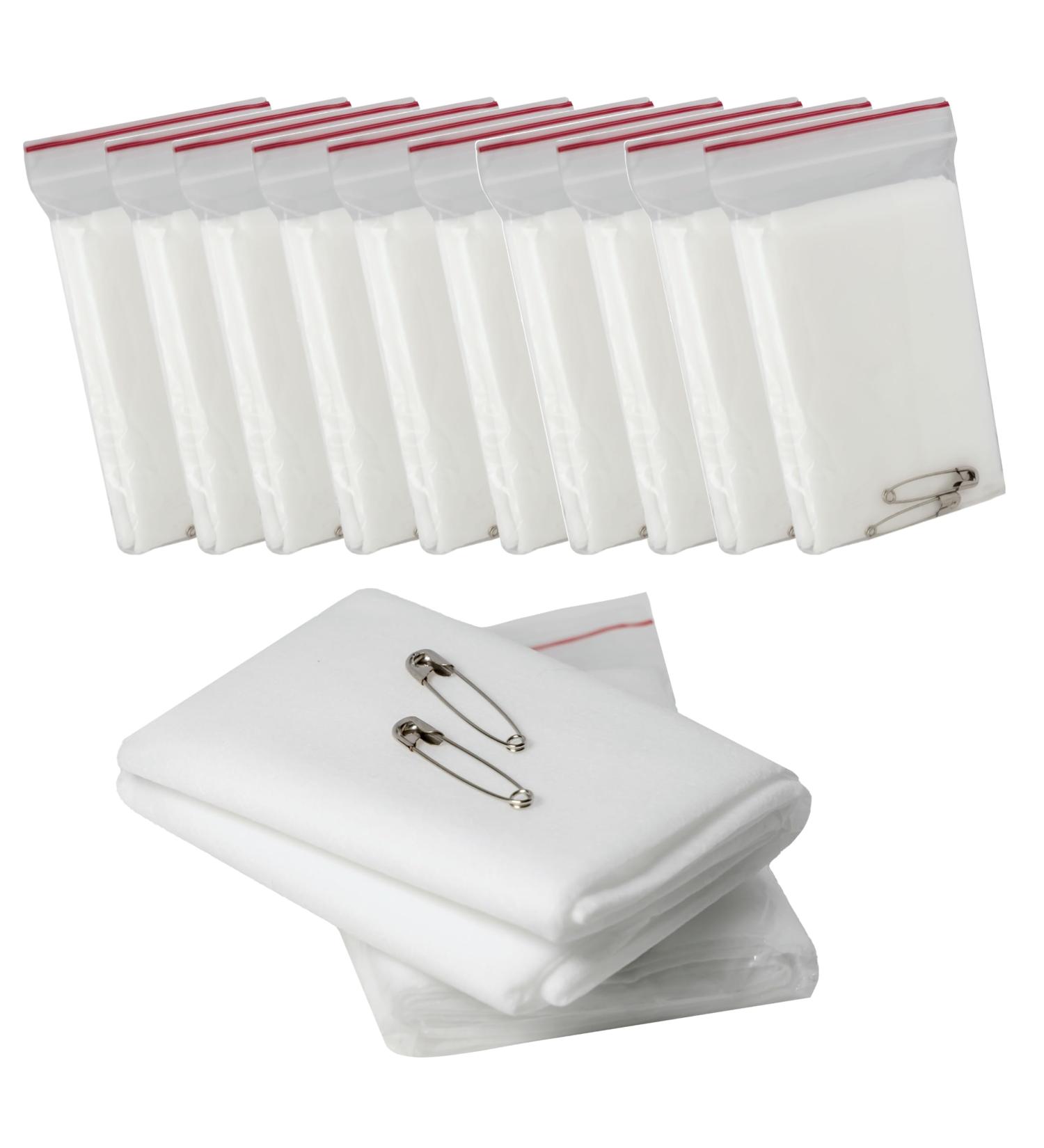 Buy Triangular Bandages Pack of 12 - First Aid Triangle Splint Bandage with Safety Pins - 100% Non-Woven Cotton - International Shipping Available - Buy Online on GoSupps.com