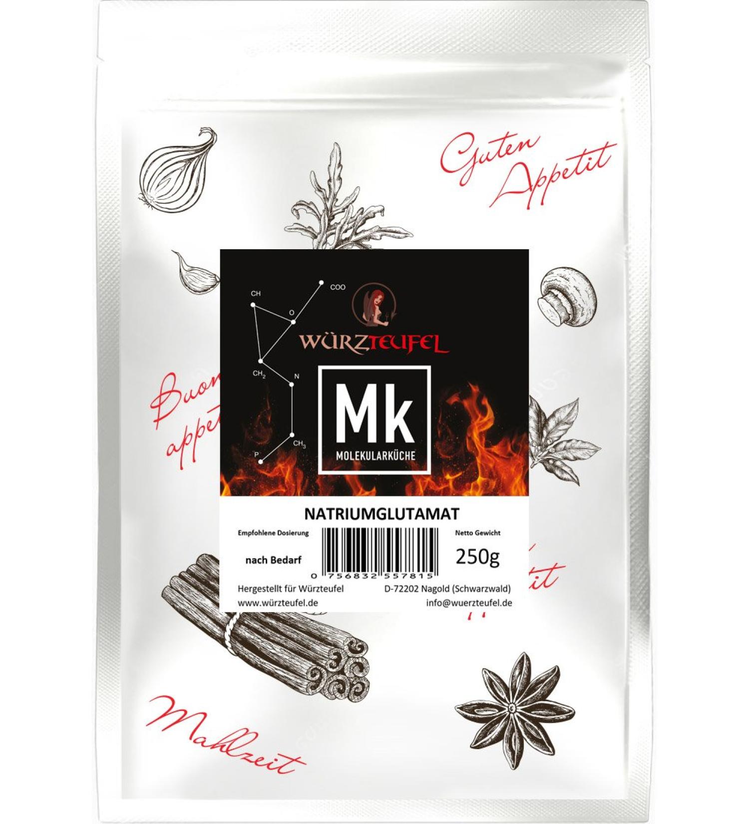 Glutamate de sodium glutamate monosodium exhausteur de go t E 621 Sachet de 250 g - Buy Online on GoSupps.com