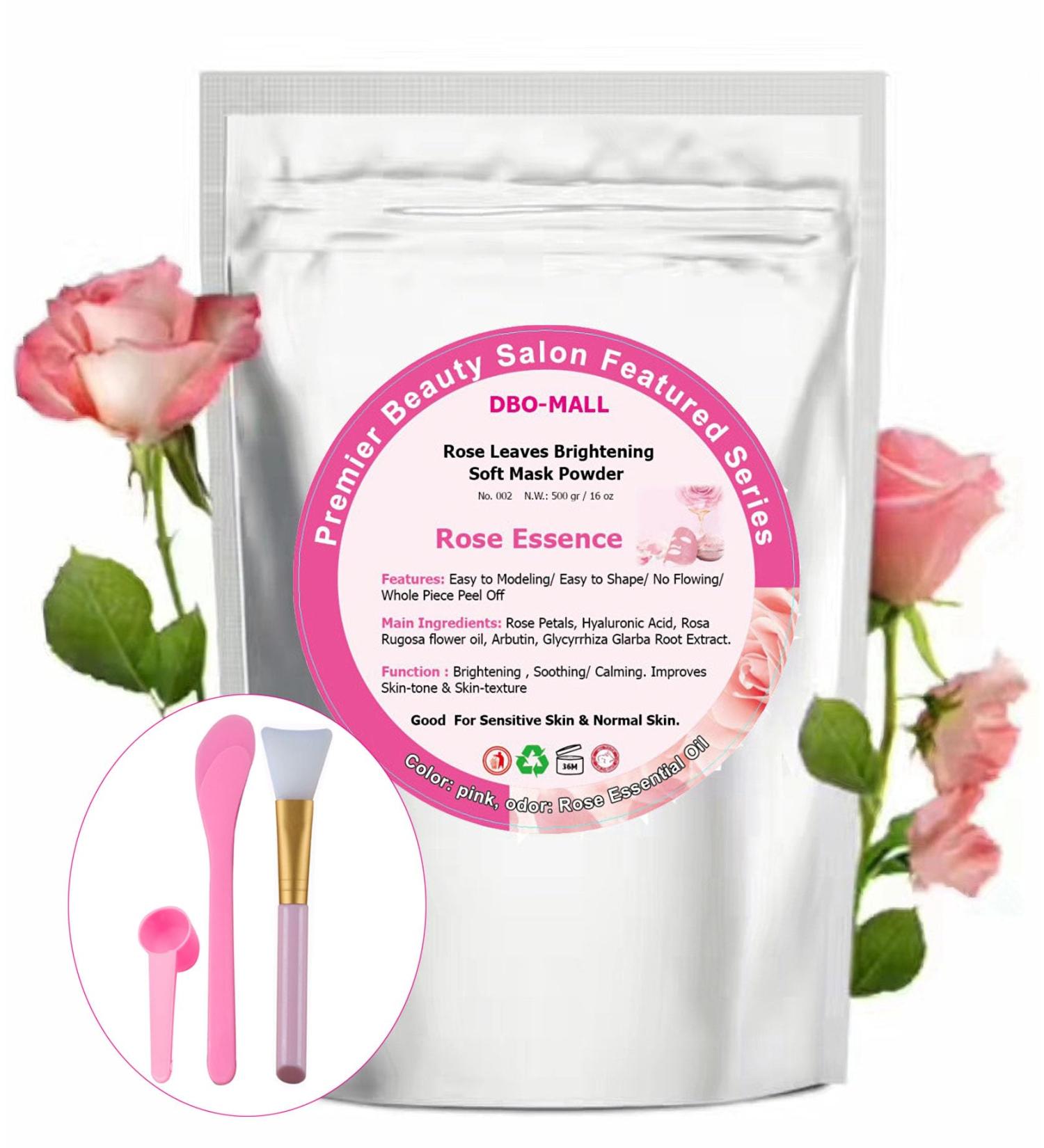 Hydro Peel Off Mask Powder 500g - Rose Leaves | Professional Spa Quality Mud & DIY Gel Mask for Facial Care - Buy Online on GoSupps.com