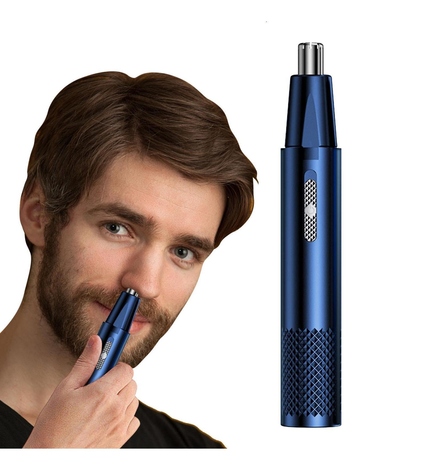 Shakven Nose And Ear Trimmer For Men | Eyebrow Trimmer For Men - Mens Nose Hair Trimmer Rechargeable 2 In 1 Hair Trimmer For Foot Beard Face Clip Hair Easy Cleansing Blue Nose Hair Tool - Buy Online on GoSupps.com