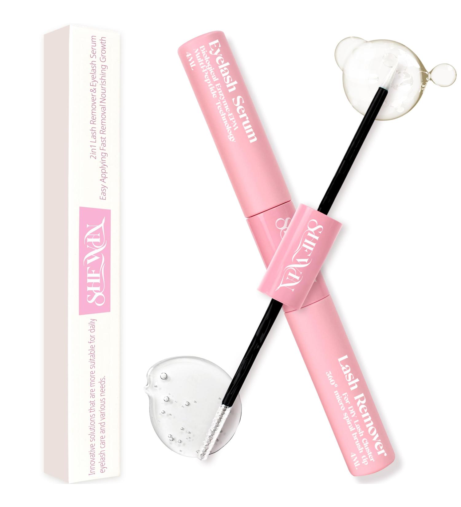 Eyelash Growth Serum & Cluster Remover - 2 in 1 Treatment for Daily Wear | 4ML Ultimate Lash Care - Buy Online on GoSupps.com