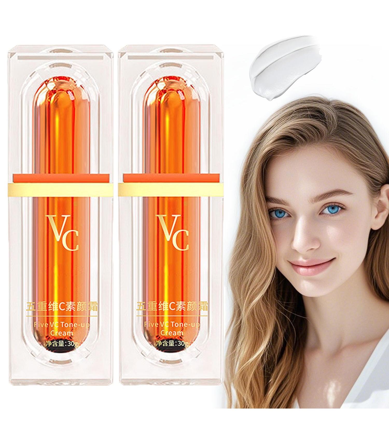 Yutdiery Crema De Maquillaje Natural Multi-vc 5 in 1 Vc Bb Cream Vc Magic Cream Japanese VitaminC Makeup Tone up Creams VcBrighteningCream VcCream for Face Quick Makeup Moisturizer - Buy Online on GoSupps.com