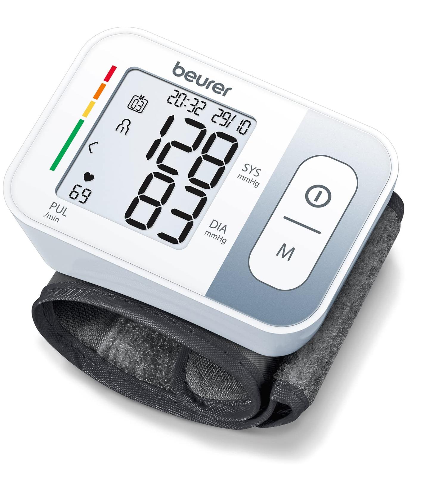 Beurer BC28 Wrist Blood Pressure Monitor with Arrhythmia Detection - Fully Automatic & Certified Medical Device - Buy Online on GoSupps.com