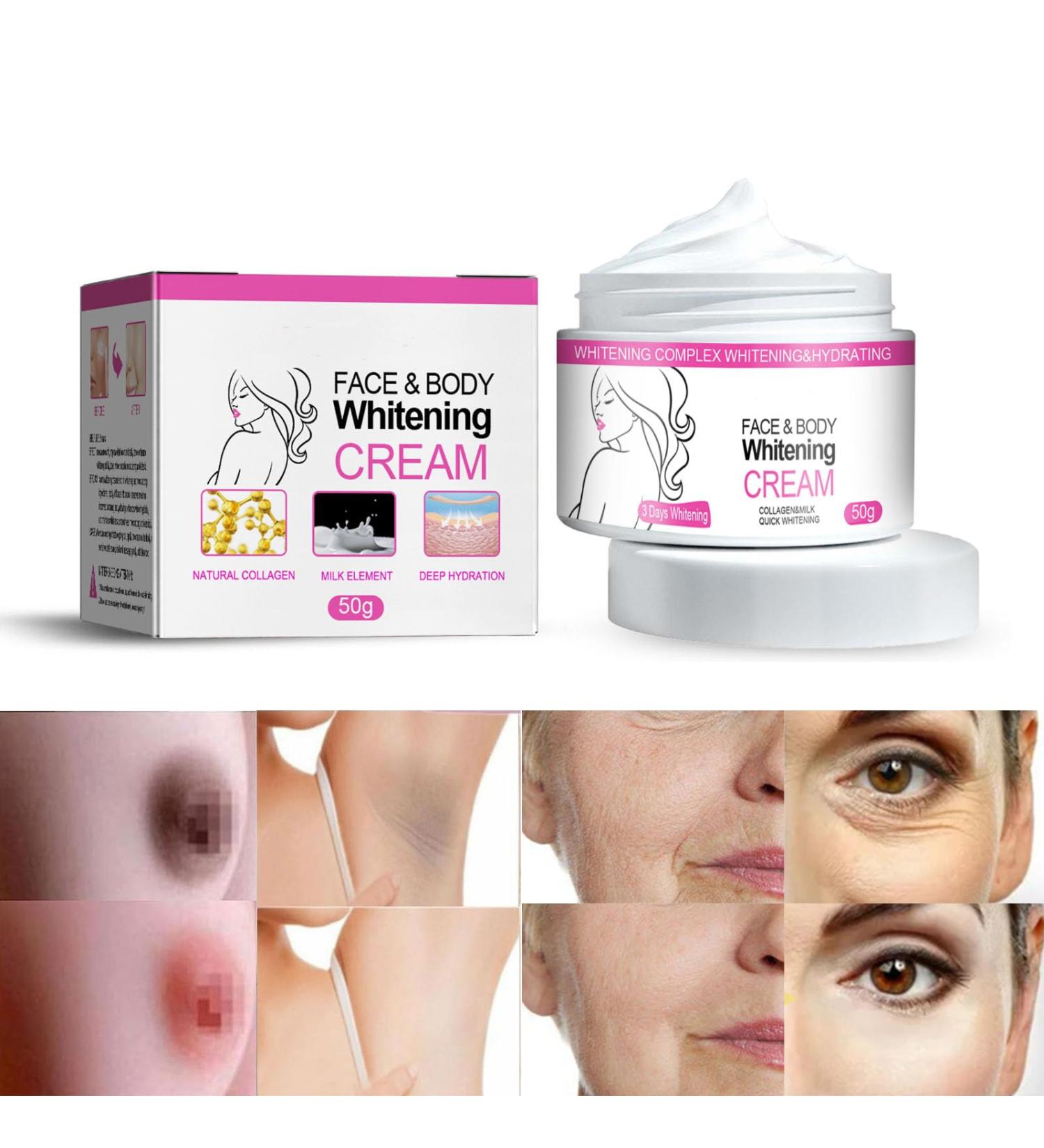 G neric Crema para Aclarar las Axilas y Partes Intimas Collagen Cream for Women Crema Para Manchas Oscuras En La Cara Para Piel Entrepierna Manchas Codos Piernas Zonas Rodillas Cuello 1.7oz - Buy Online on GoSupps.com
