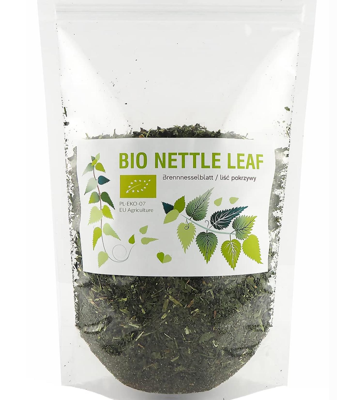 Organic Nettle Leaf Organic Nettle Tea Loose Tea Wild Tea Well Sifted Nettle leaf Folium Urticae 800G - Buy Online on GoSupps.com