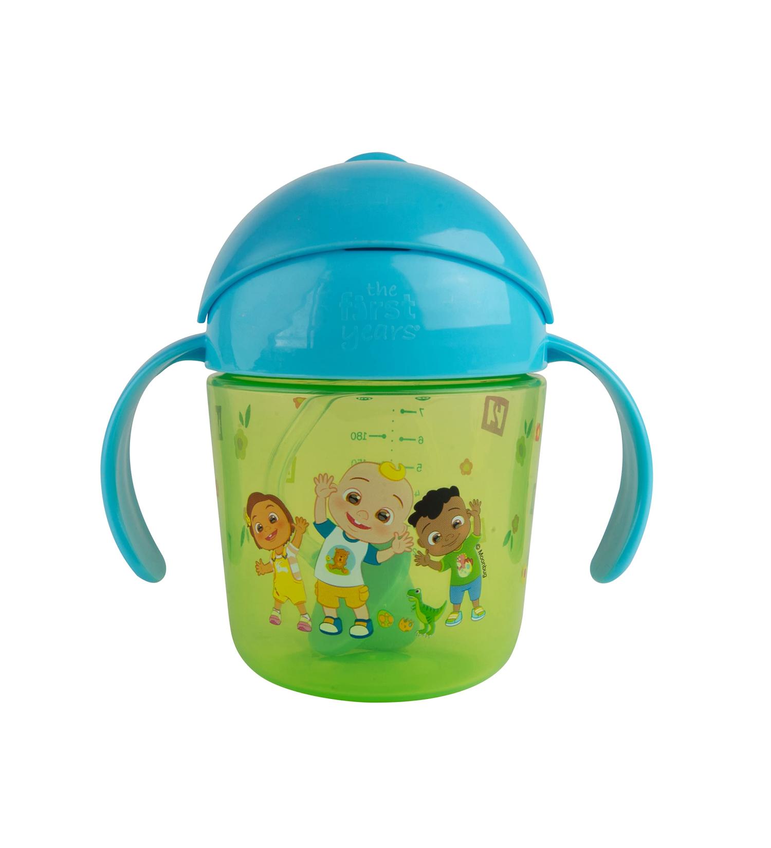 The First Years CoComelon Weighted Straw Cup 7oz - Bottle to Cup Transition for Toddlers 6 Months - Buy Online on GoSupps.com