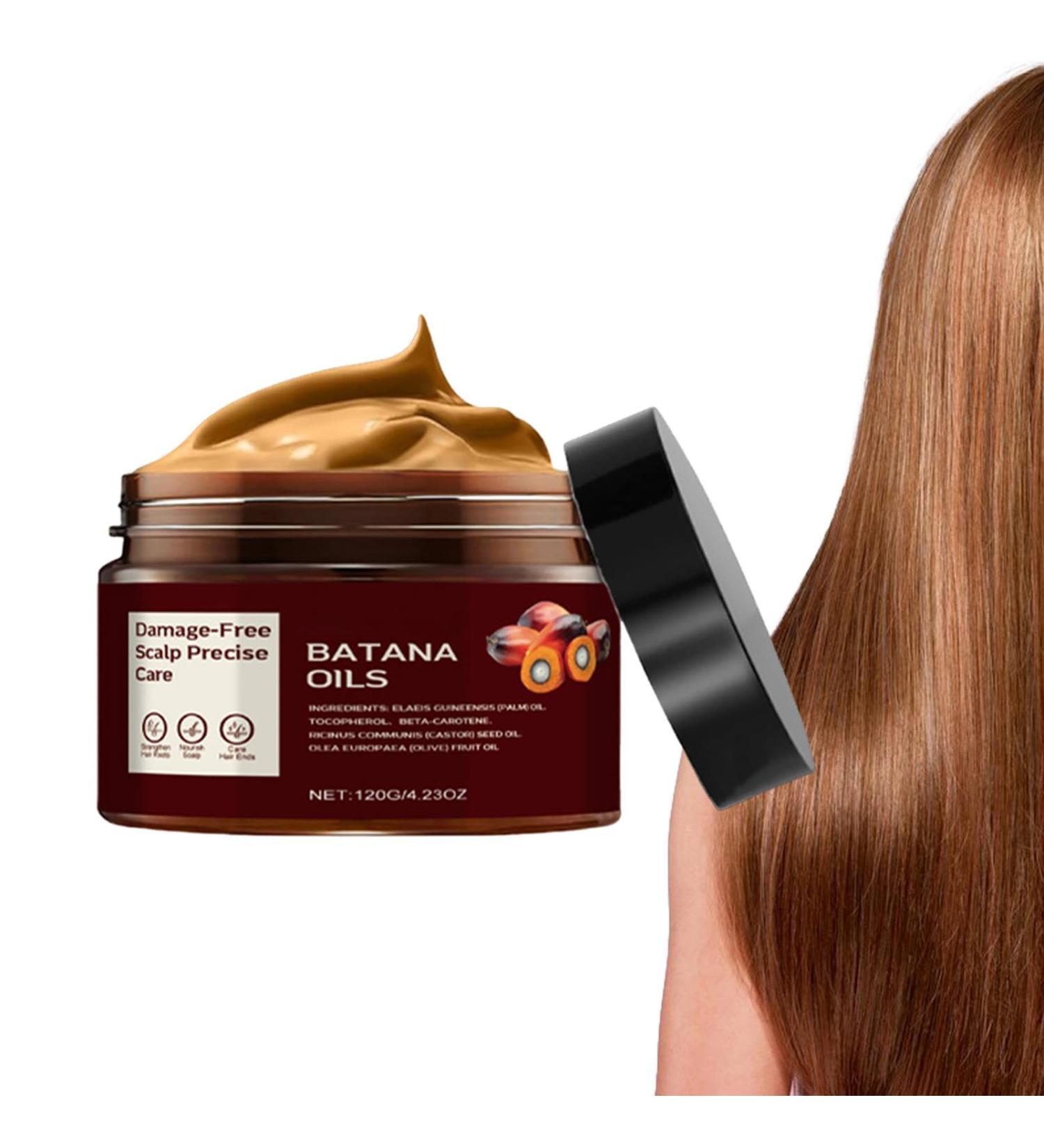 Raw Batana-Oil for Hair Growth - Pure Unrefined Oil | 4.23 Oz Batana-Oil Dr. Sebi from Honduras | Hair Repair Conditioner for Thicker & Stronger Hair Repairs Damage Strengthens Roots - Buy Online on GoSupps.com