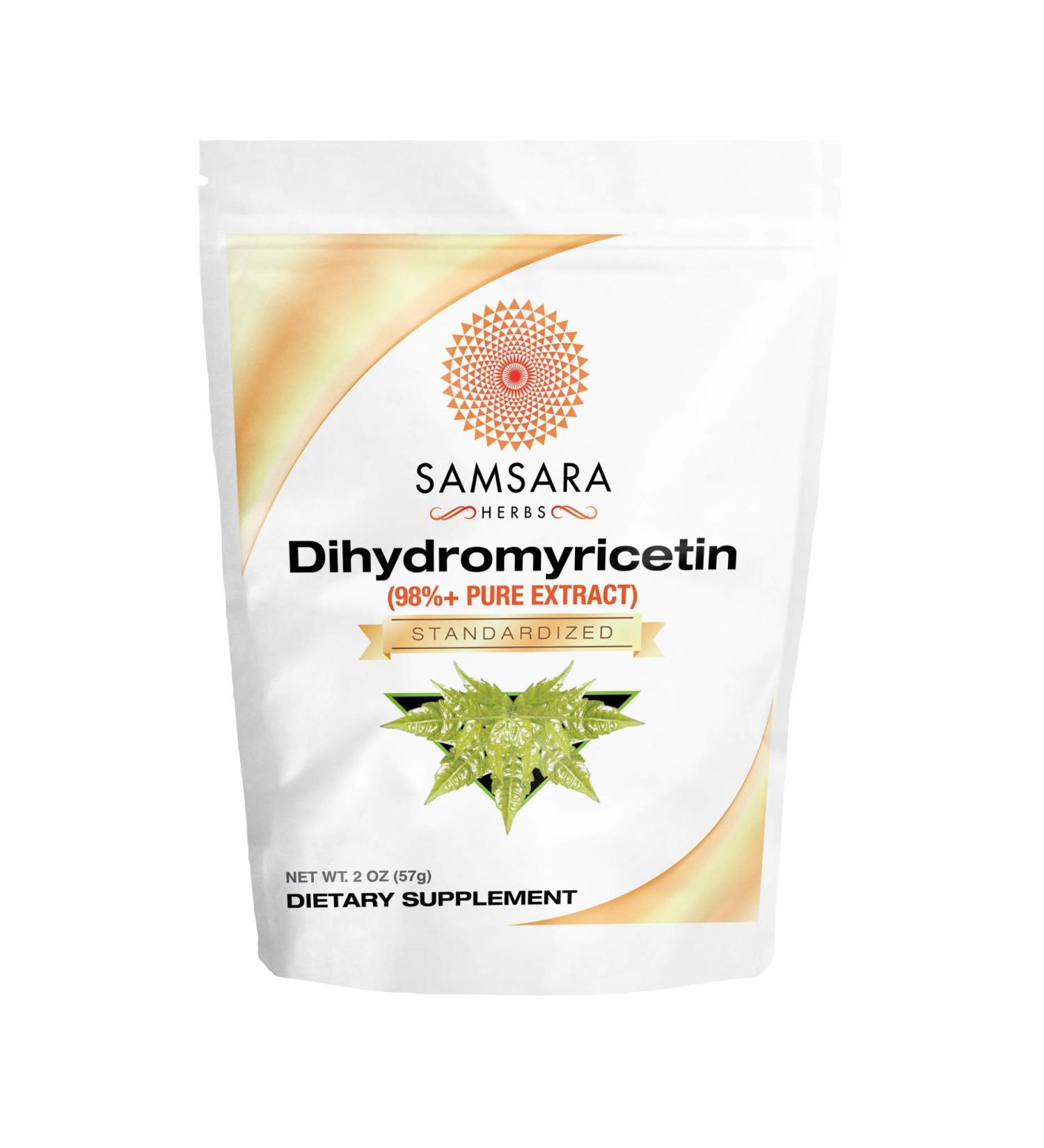 Samsara Herbs Dihydromyricetin Powder - 2oz (57g) | Powerful Antioxidant | Liver Support - Buy Online on GoSupps.com
