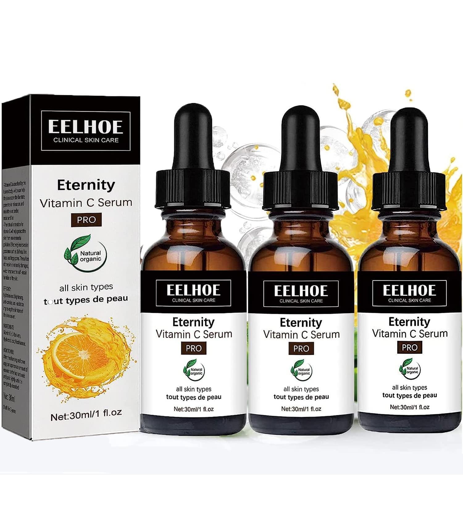 Eelhoe Eternity Vitamin C Serum - Dark Spot Corrector with Hyaluronic Acid - Buy Online on GoSupps.com