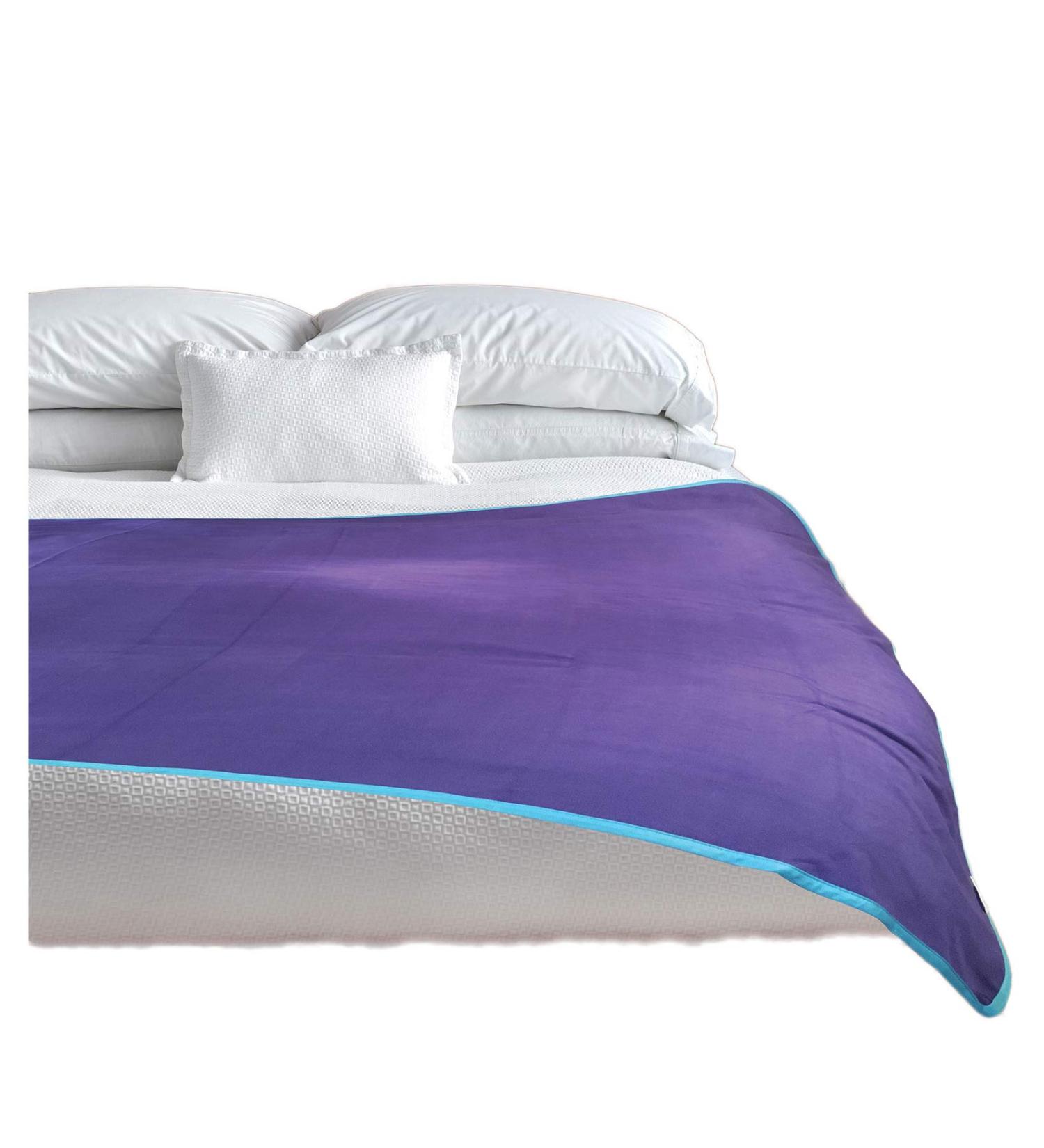 Waterproof Jumbo Blanket 80x60 - Purple/Blue, UltraSoft, Leakproof Bed & Furniture Protector for Adults and Pets - EZ Wash/Dry Reversible Design - Buy Online on GoSupps.com