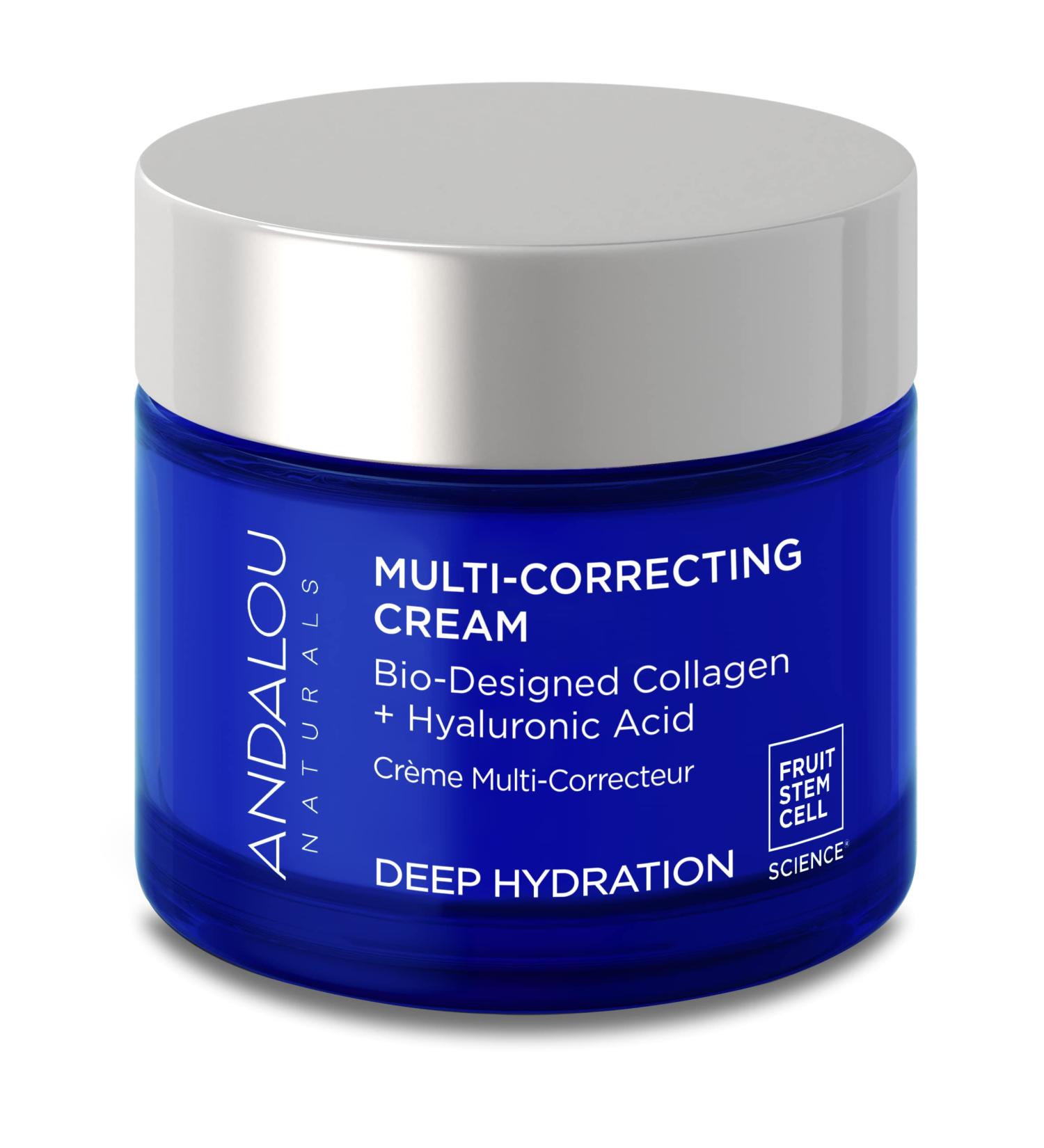 Andalou Naturals Deep Hydration Multi Correcting Cream 1.7 Oz - Hydrating Face Moisturizer - Buy Online on GoSupps.com
