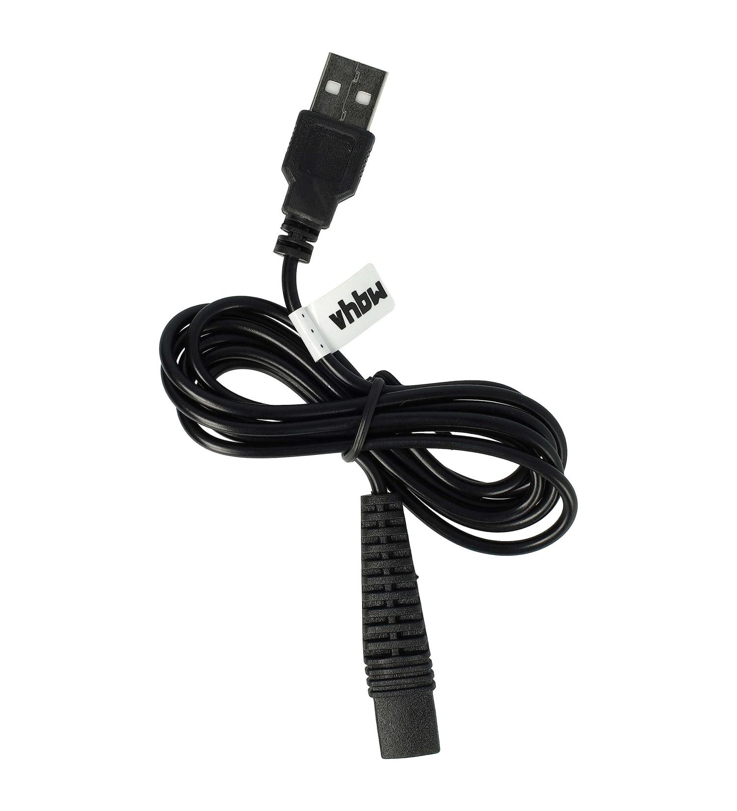 vhbw Charging Cable for Oral-B Genius 9000S 9000S Black & White - 120 cm Power Cable for International Shipping - Buy Online on GoSupps.com