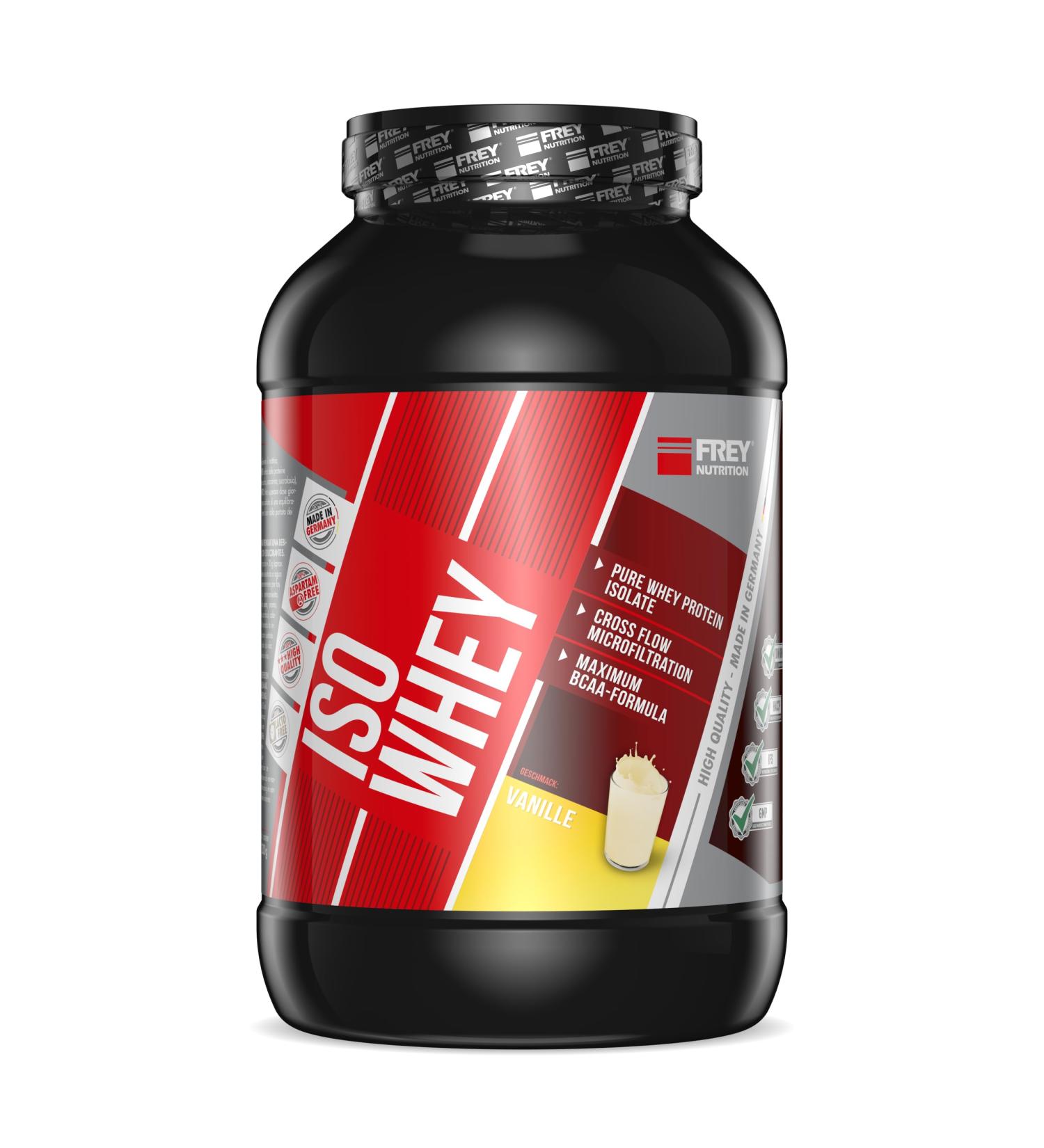 Frey Nutrition Iso Whey Vanilla - 2.3kg Protein Powder | International Shipping Available - Buy Online on GoSupps.com