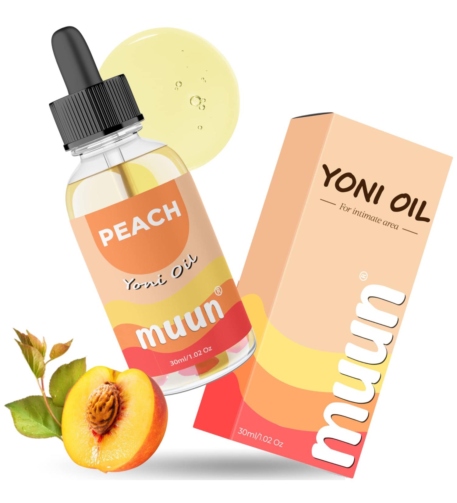 Peachy Natural Yoni Oil: Ph Balance Moisturizer & Vaginal Odor Eliminator for Women - Buy Online on GoSupps.com