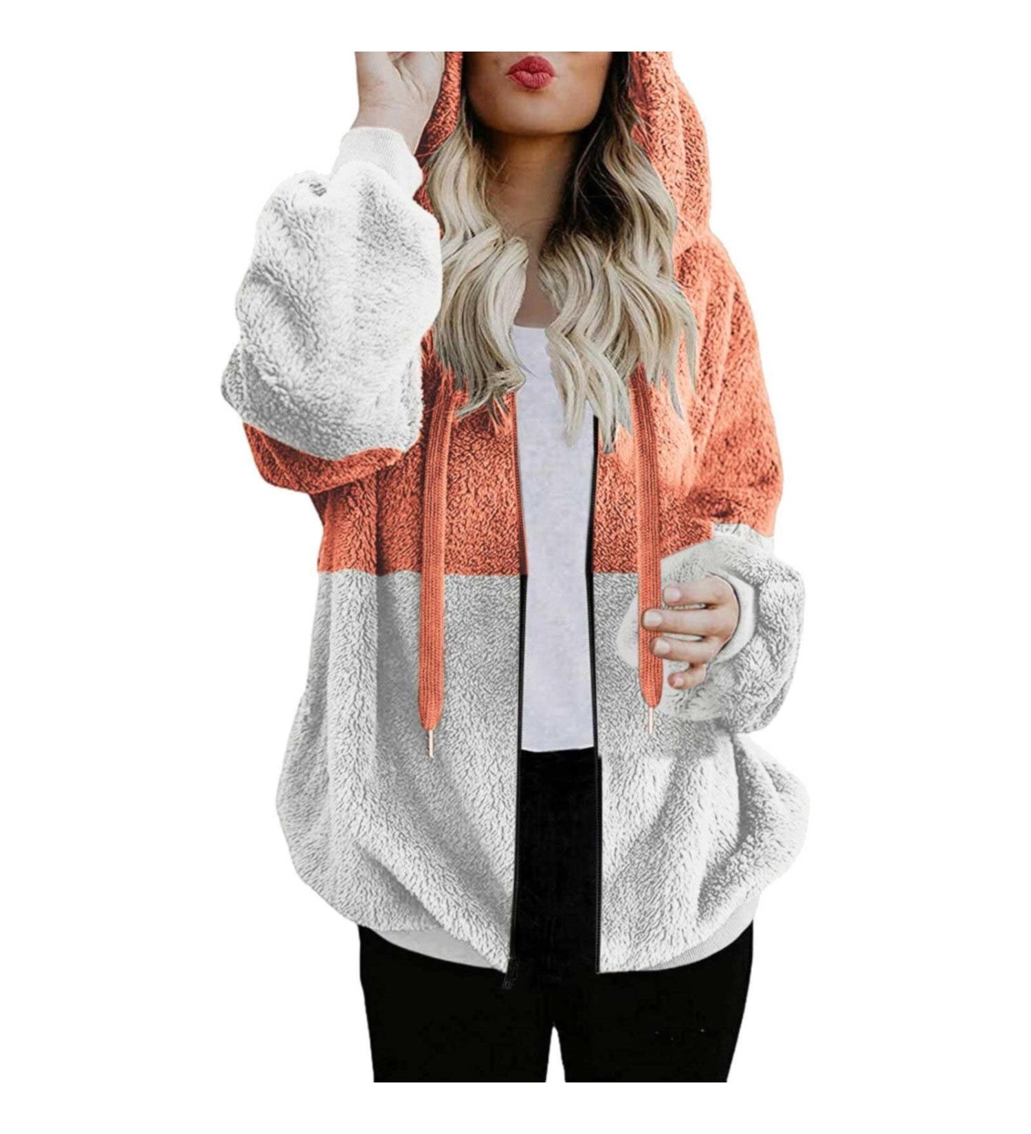 Shop Hanxiulin Women's Fleece & Plush Jackets - Cozy Warm Winter Wear in Multiple Colors - Buy Online on GoSupps.com
