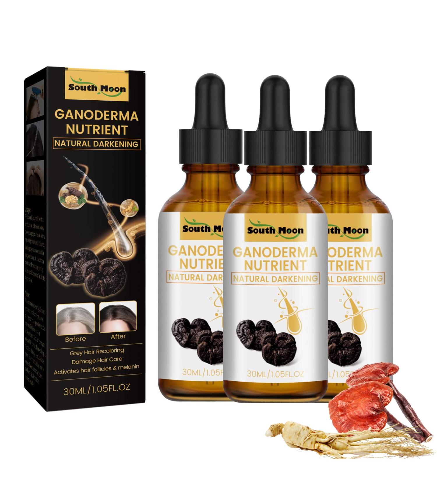 VisTapex DARKA Anti-Greying Hair Serum - Ganoderma Nutrient for Healthier, Thicker Hair (3Pcs) - Buy Online on GoSupps.com