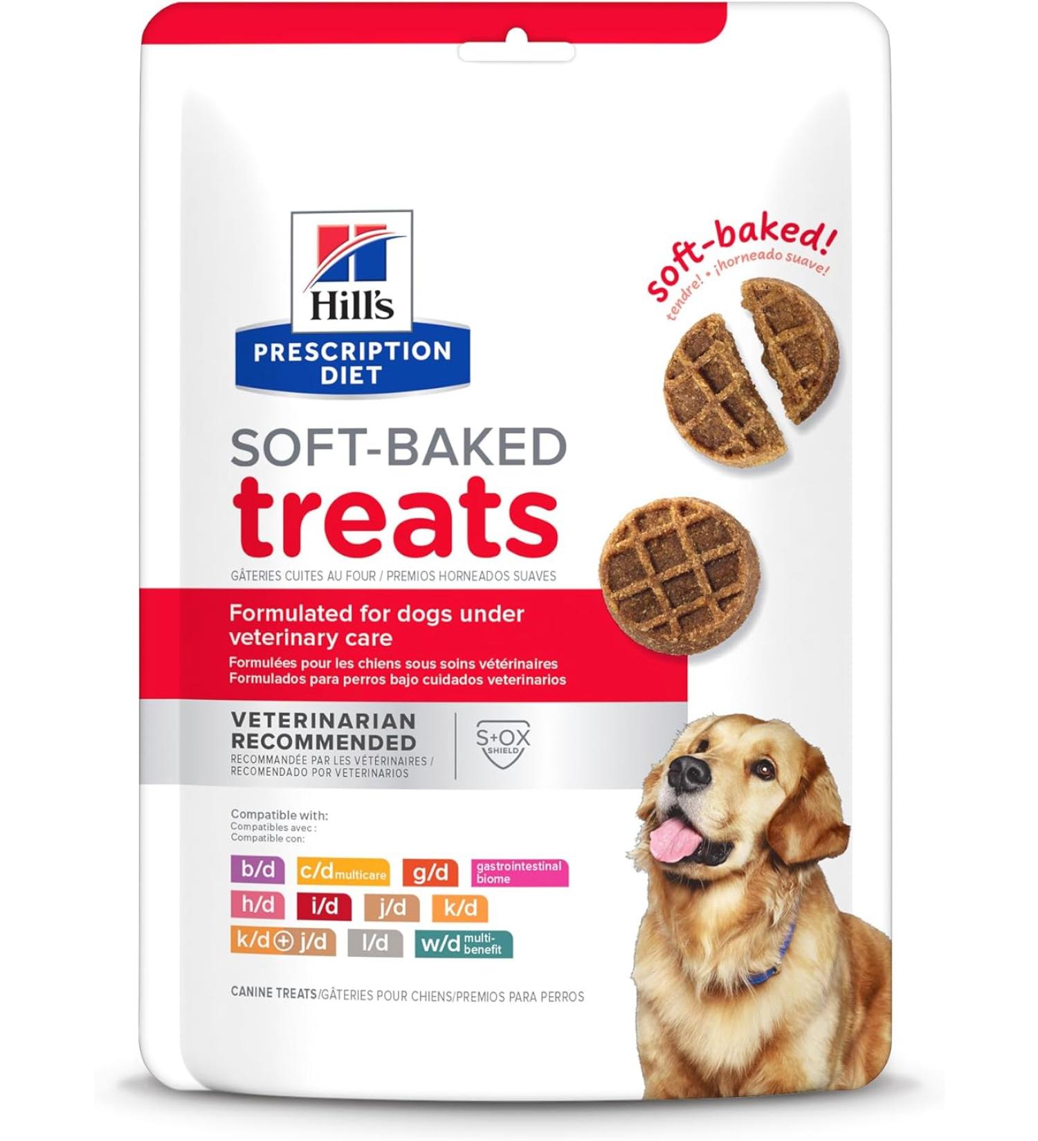HILL'S PRESCRIPTION DIET Diet Soft Baked Dog Treats - Soft Baked - Buy Online on GoSupps.com