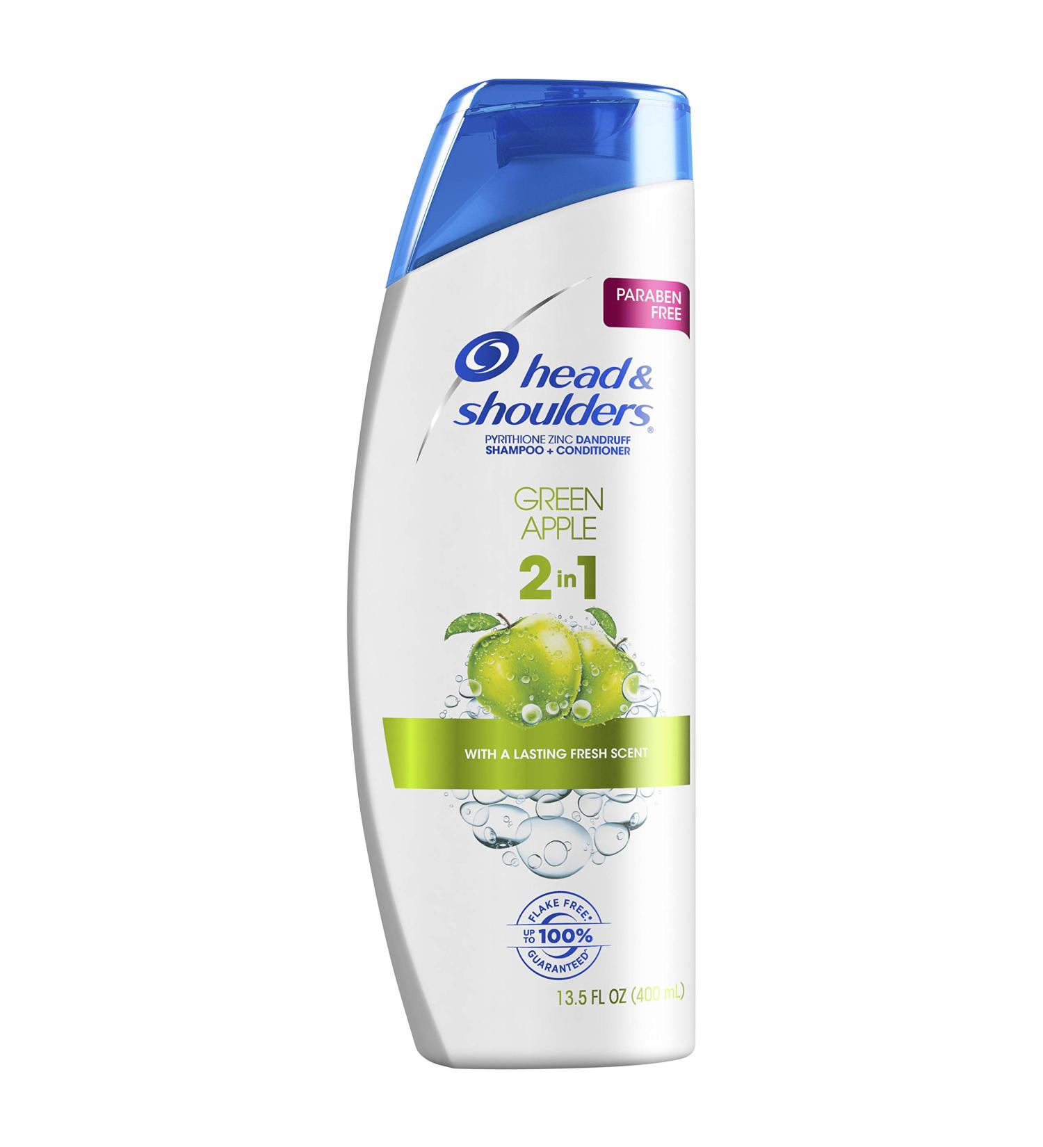 Head & Shoulders Green Apple 2-in-1 Anti-Dandruff Shampoo & Conditioner 13.5 Fl Oz - Buy Online on GoSupps.com