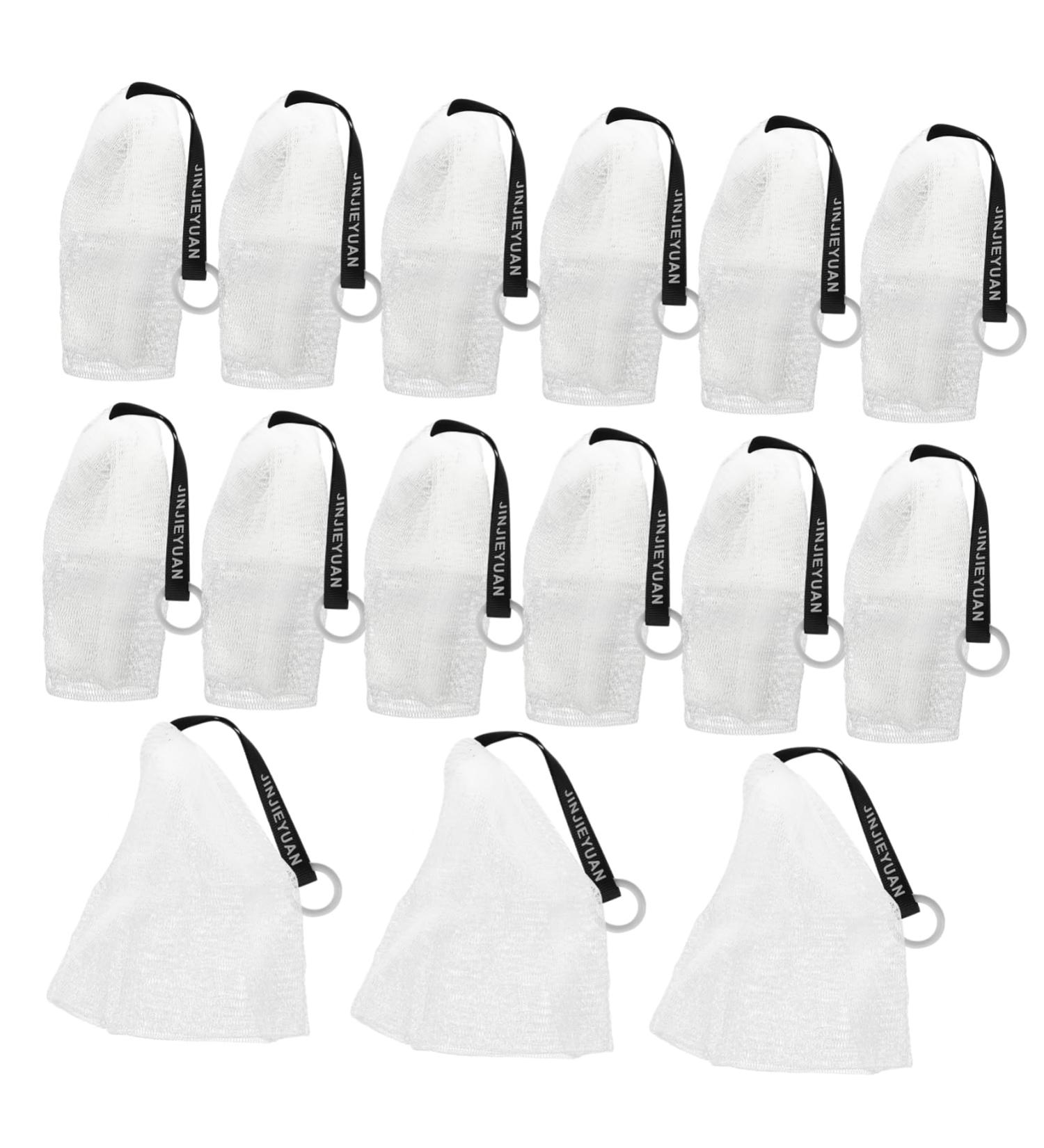 Outanaya 20pcs Double Layer Foaming Sponge Mesh Soap Bags Soap Receive Bag Bubbling Bags Soap Bags Meshes or - Buy Online on GoSupps.com