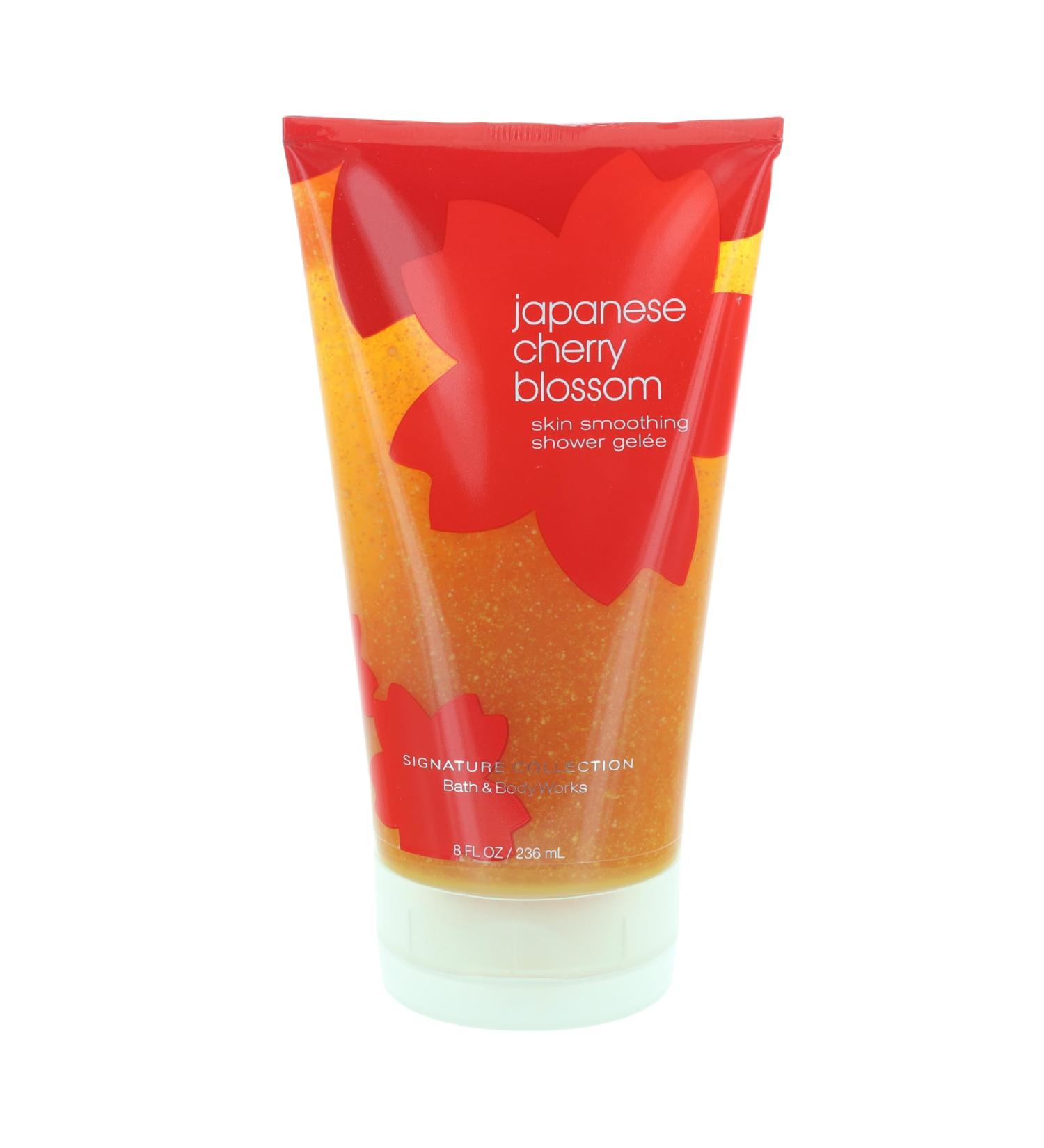 Signature Collection Japanese Cherry Blossom Skin Smoothing Exfoliating Shower Gelee 8 Fl. Oz.
