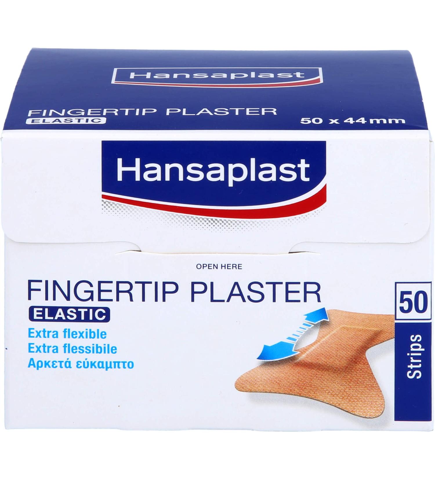 Buy BSN Medical Hansaplast Elastic Fingertip Plasters - 50 Pack | Durable & Comfortable Wound Care - Buy Online on GoSupps.com
