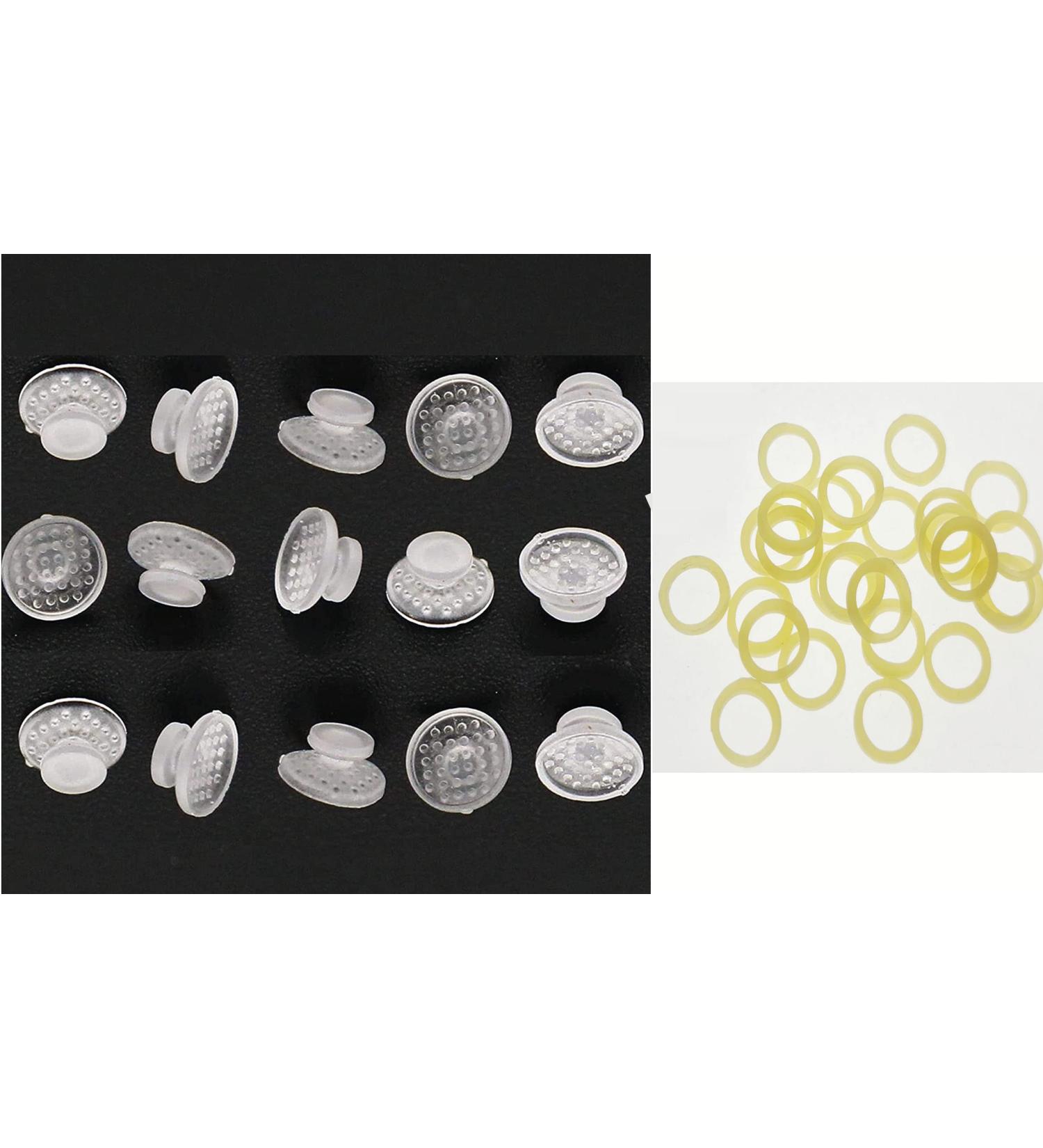 Orthodontic Composite Lingual Buttons - Pack of 10 Transparent Round Base | Dental Bondable Buttons - Buy Online on GoSupps.com