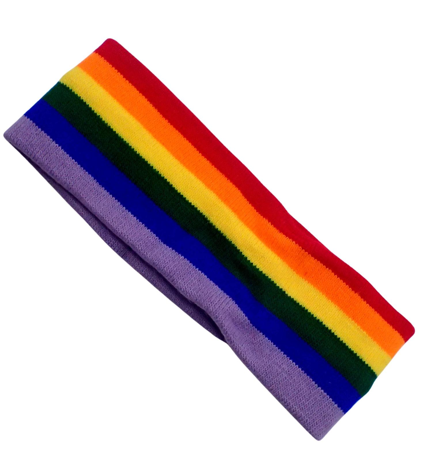 Topkids Accessories Rainbow Wide Headbands for Women Stretchy Headband Hair Accessories for Women Headbands for Women's Hair Head Bands Adult Women Sweat Bands (Rainbow) - Buy Online on GoSupps.com