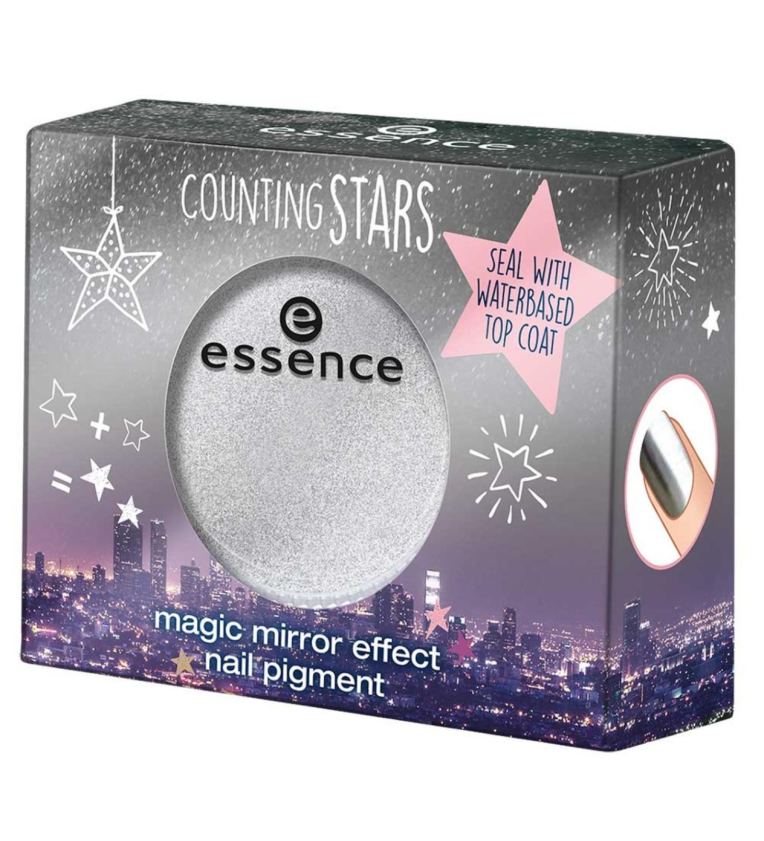 Essence"Colletion Counting Stars" Magic Mirror Effect Chrome Effect Nail Pigments No.03 Holo it's me 1g