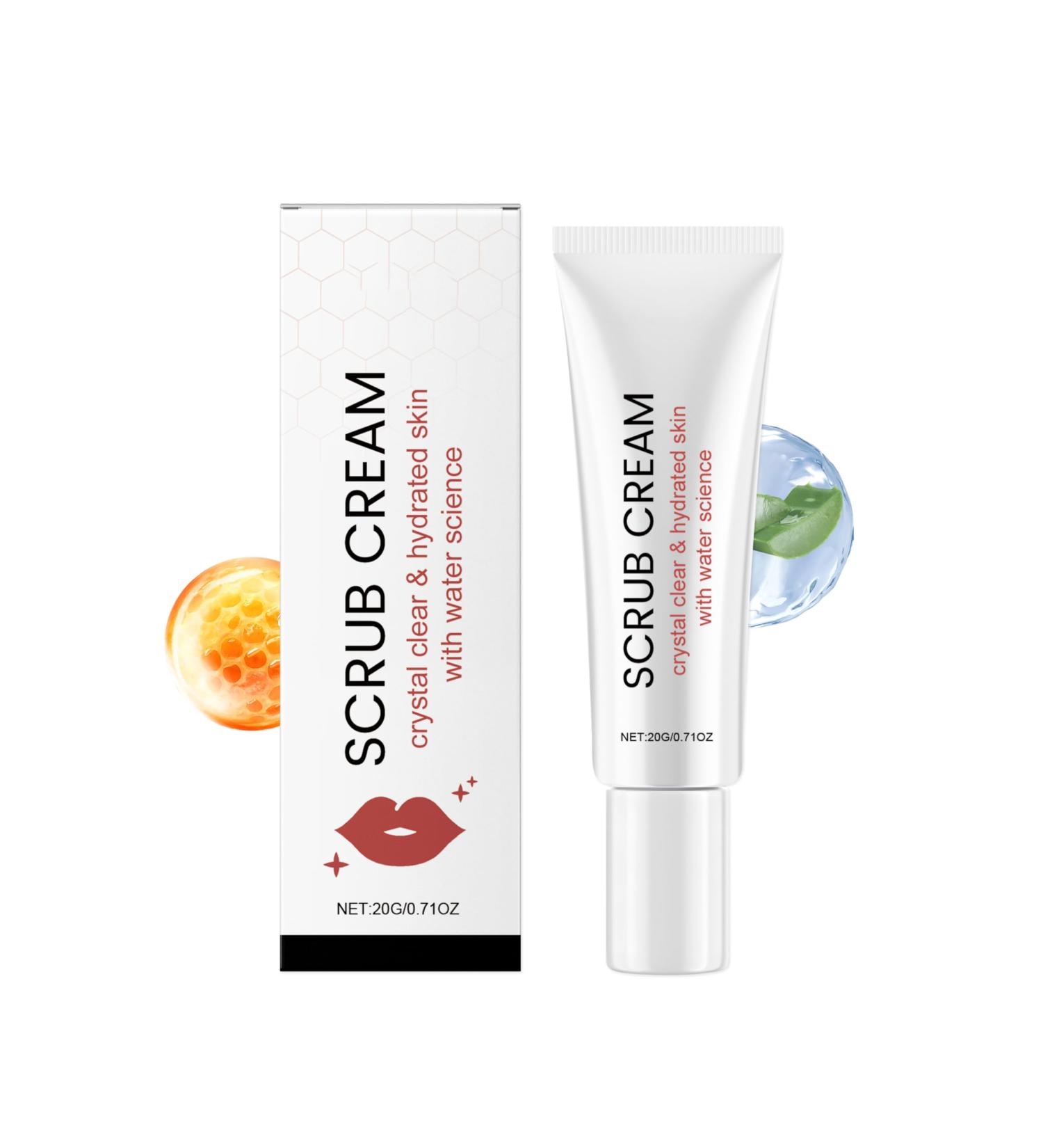 Lip Scrub Exfoliator Gentle Exfoliation & Hydration Honey & Aloe Infused Multi-Scene Daily Use Travel-Friendly Size 0.71oz / 20g - Buy Online on GoSupps.com