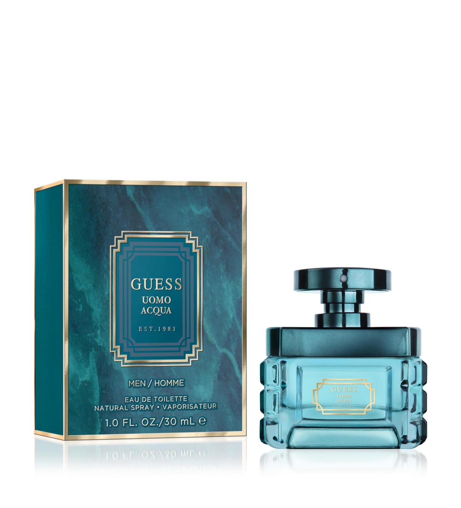 GUESS Uomo Acqua Eau de Toilette Cologne Spray For Men 1.0 Fl. Oz. 1 Fl Oz (Pack of 1) - Buy Online on GoSupps.com
