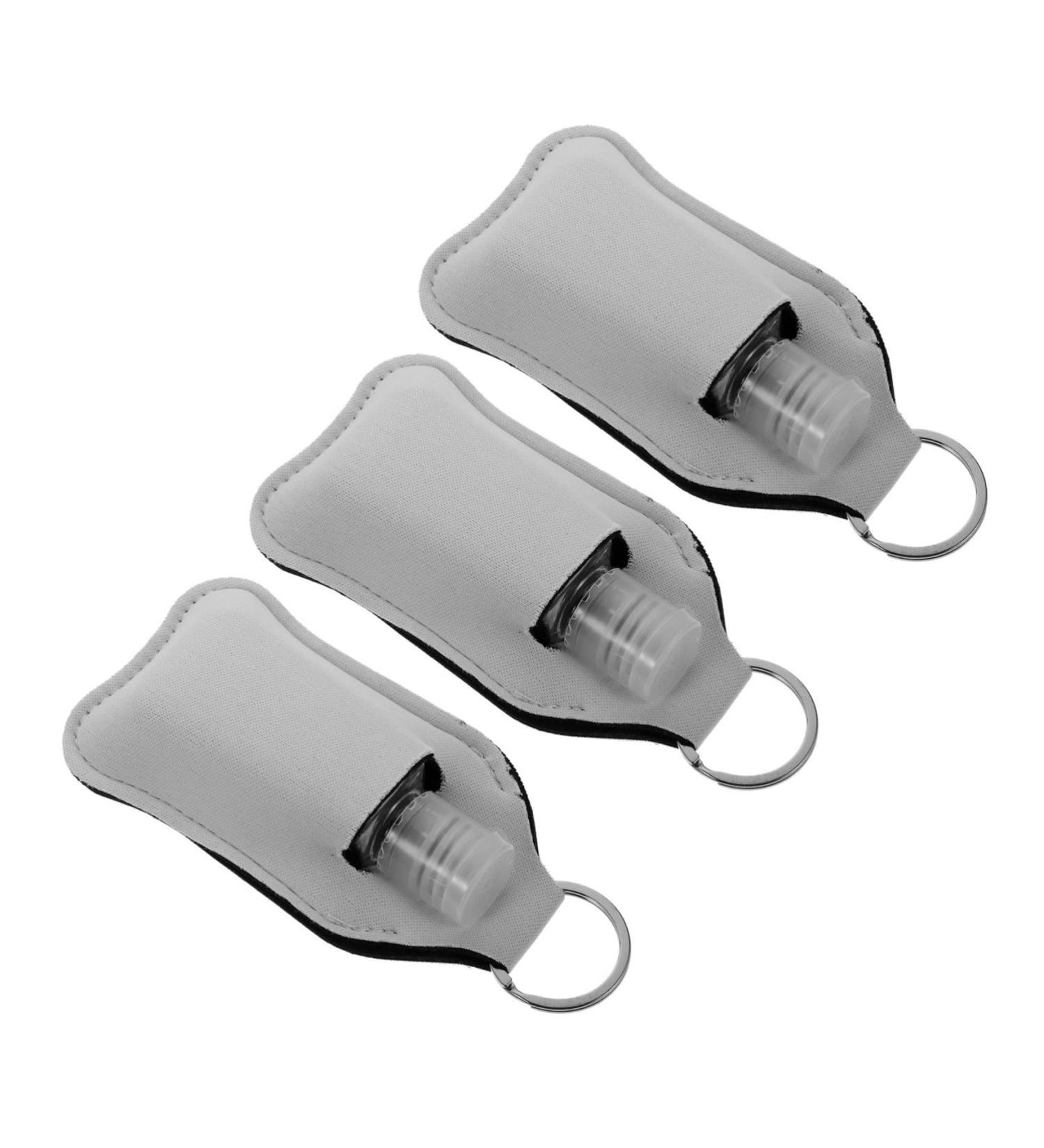 DRESSOOS 3 Sets Bottle Cover Heat Transfer Printing Keychain Bottle Container Keychain Cover for Bottle and Bottle Cover Heat Transfer Bottle Covers Protector Rubber White Outdoor Travel - Buy Online on GoSupps.com